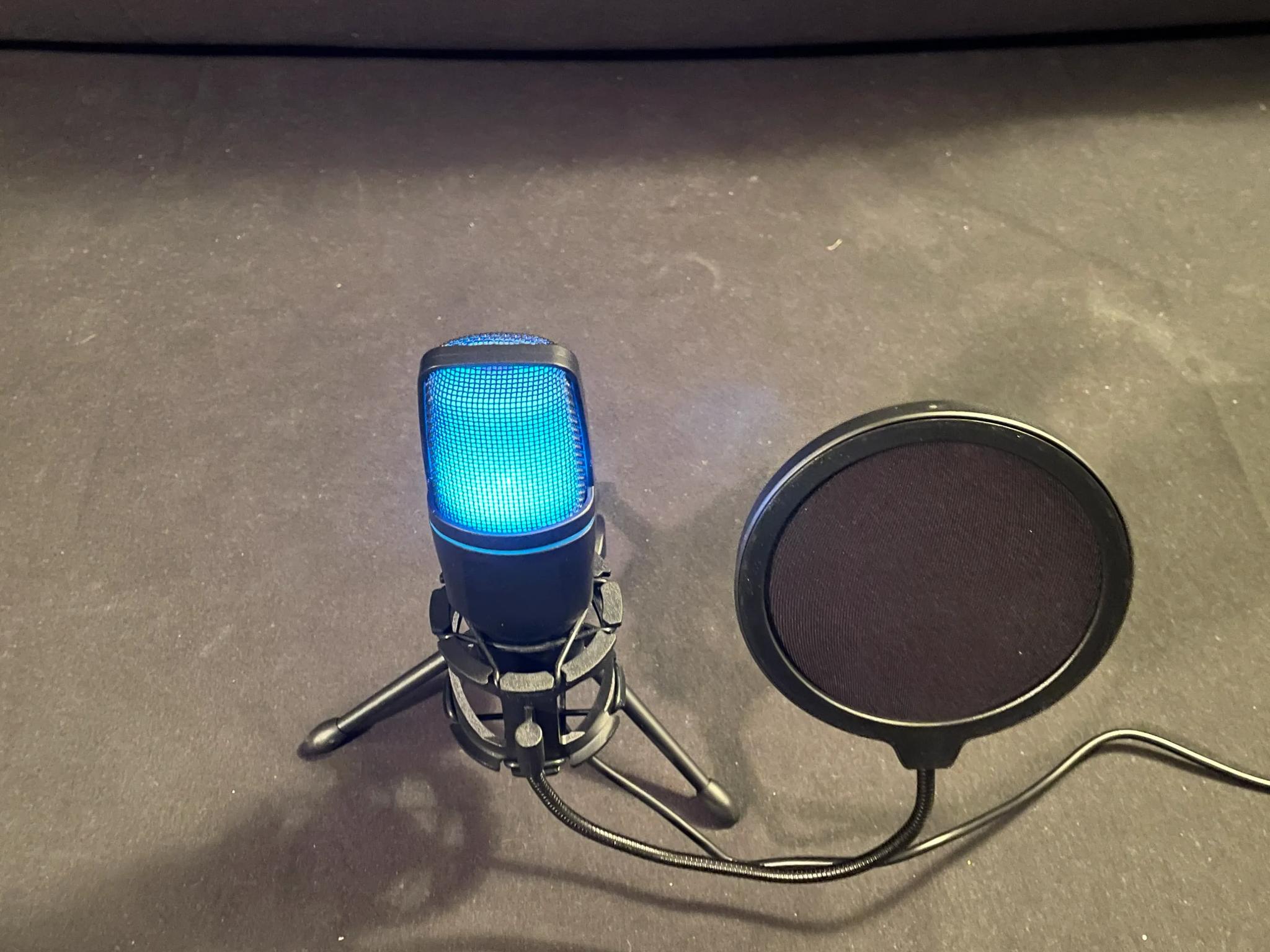 Gaming RGB Mic With Pop Filter
