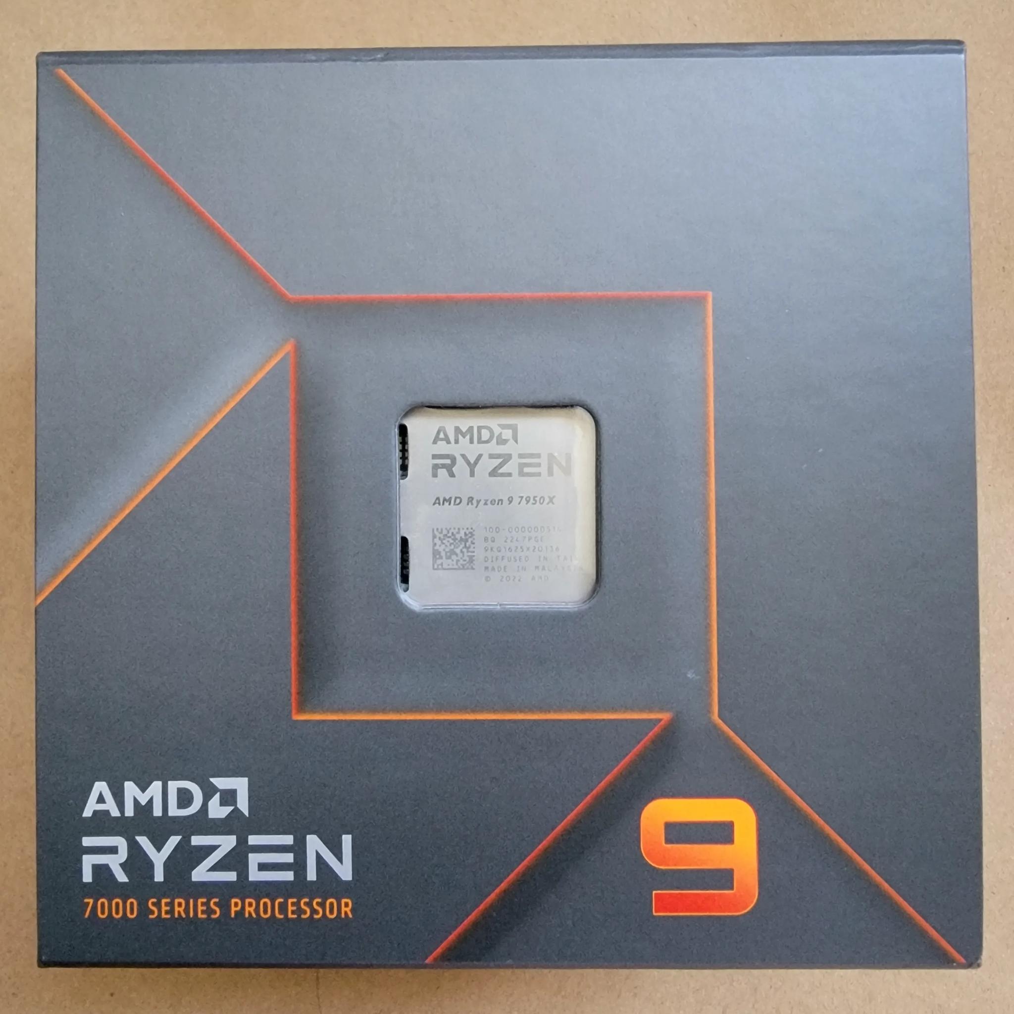 AMD Ryzen 9 7950X 16-Core, 32-Thread Unlocked Desktop Processor AM5 - USED