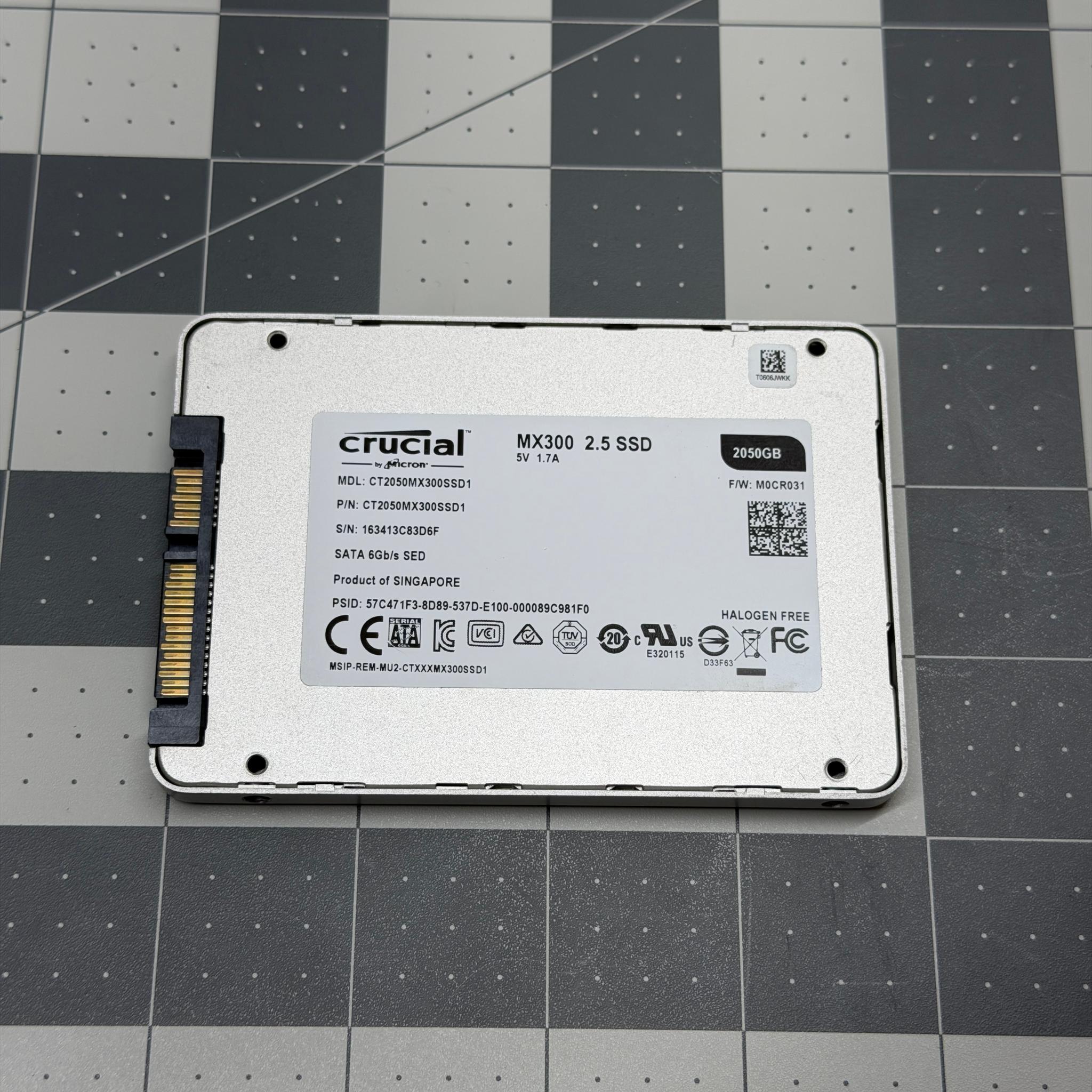 2TB Crucial SSD
