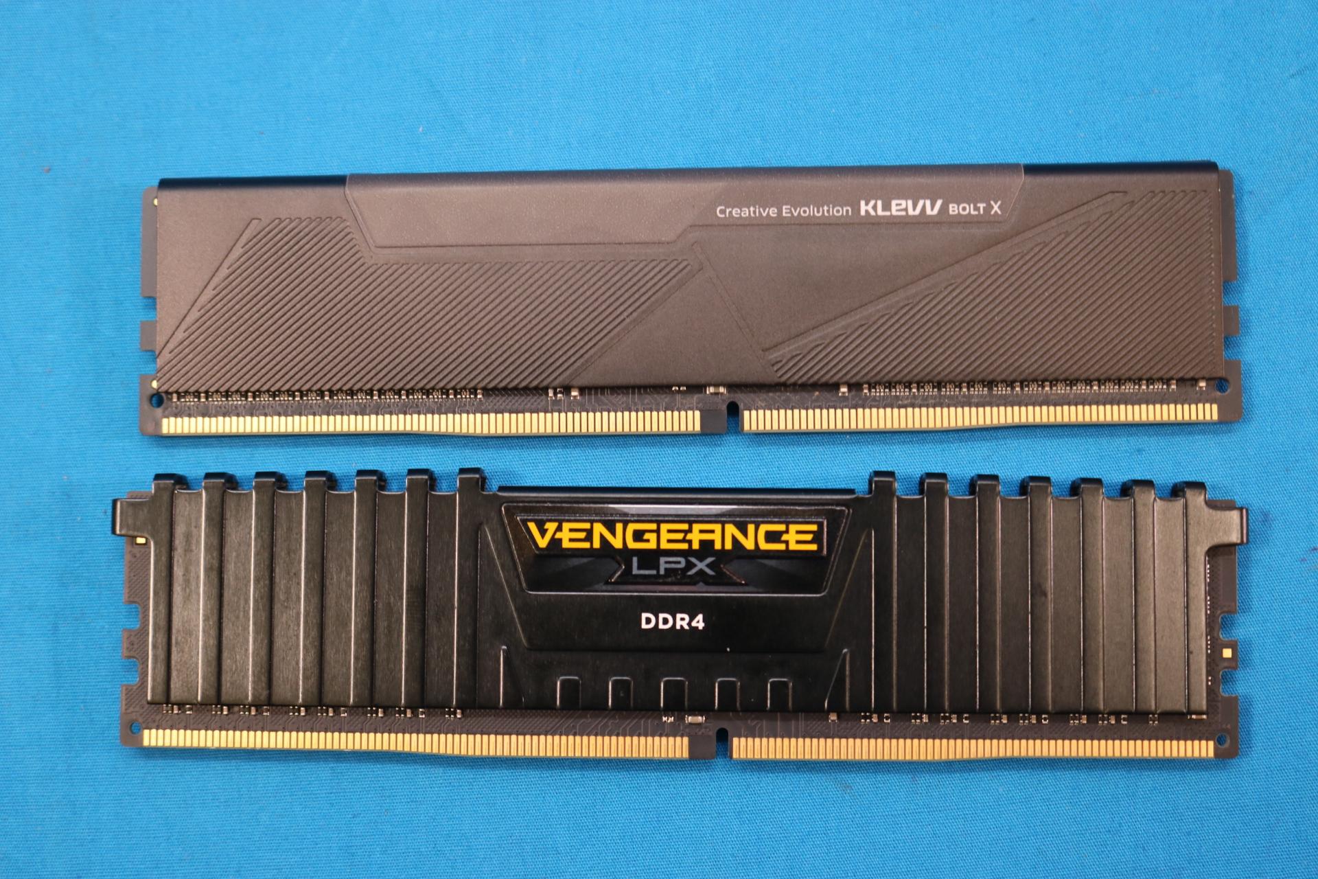 2x8GB - 3600mhz Mixed Kit - Corsair / KLEVV - DDR4 RAM - 4144116496