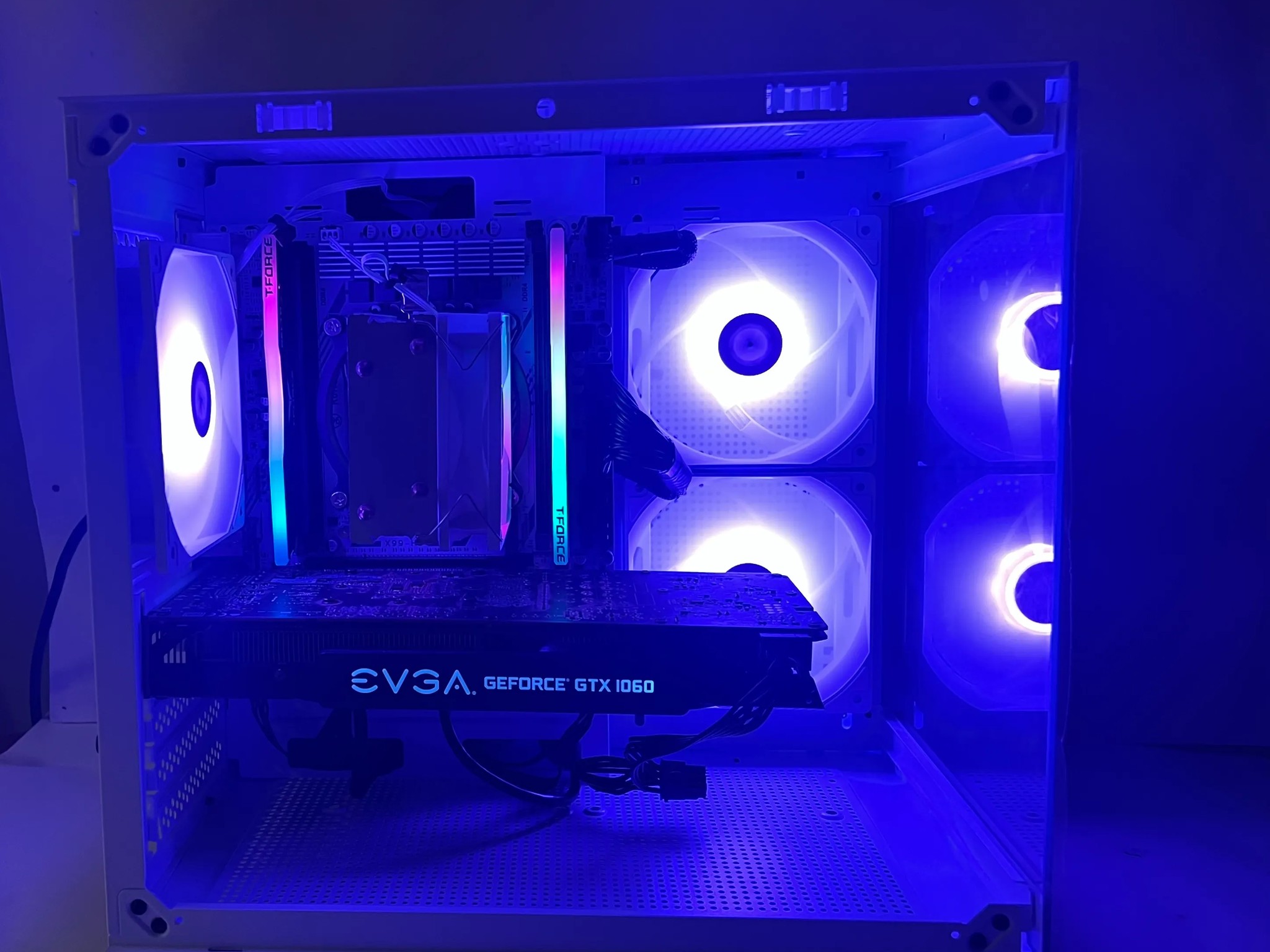 Custom Gaming Pc Intel Xeon 2630 GTX 1060 6gb 512gb M.2 SSD 16gb 3600 DDR4 Ram
