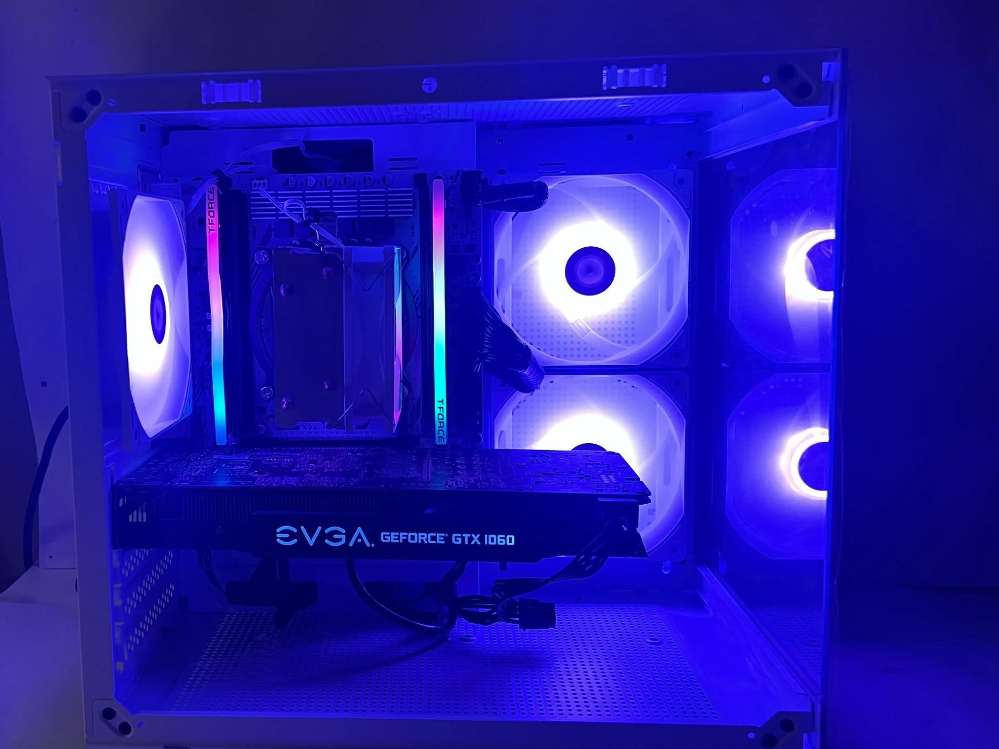 Custom Gaming Pc Intel Xeon 2630 GTX 1060 6gb 512gb M.2 SSD 16gb 3600 DDR4 Ram