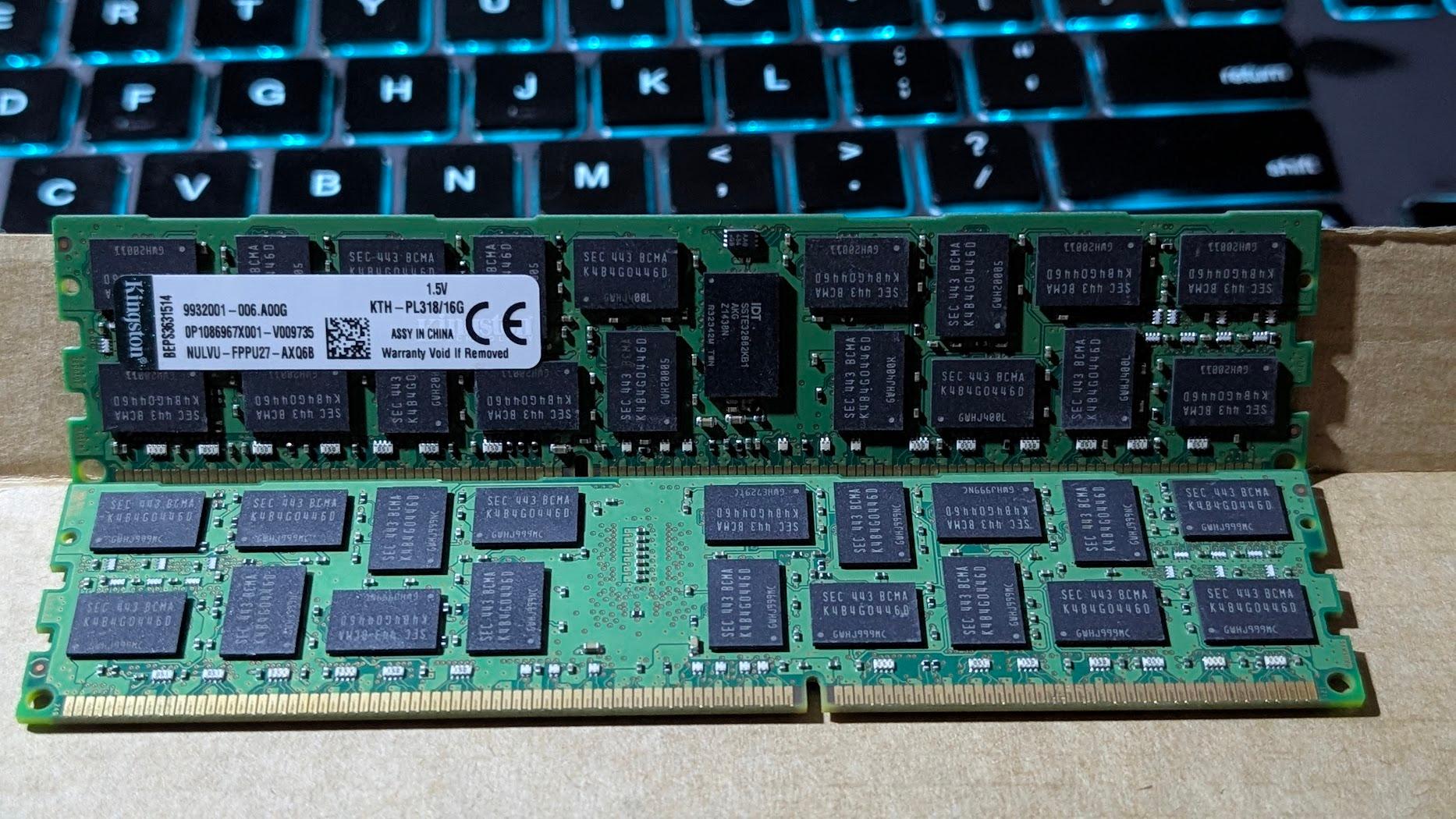 16GB | Kingston PL318/16G | 2Rx4 PC3-12800R |1600MT/s | DDR3 | CL11 2RX4 1.5V 240-pin 4Gbit