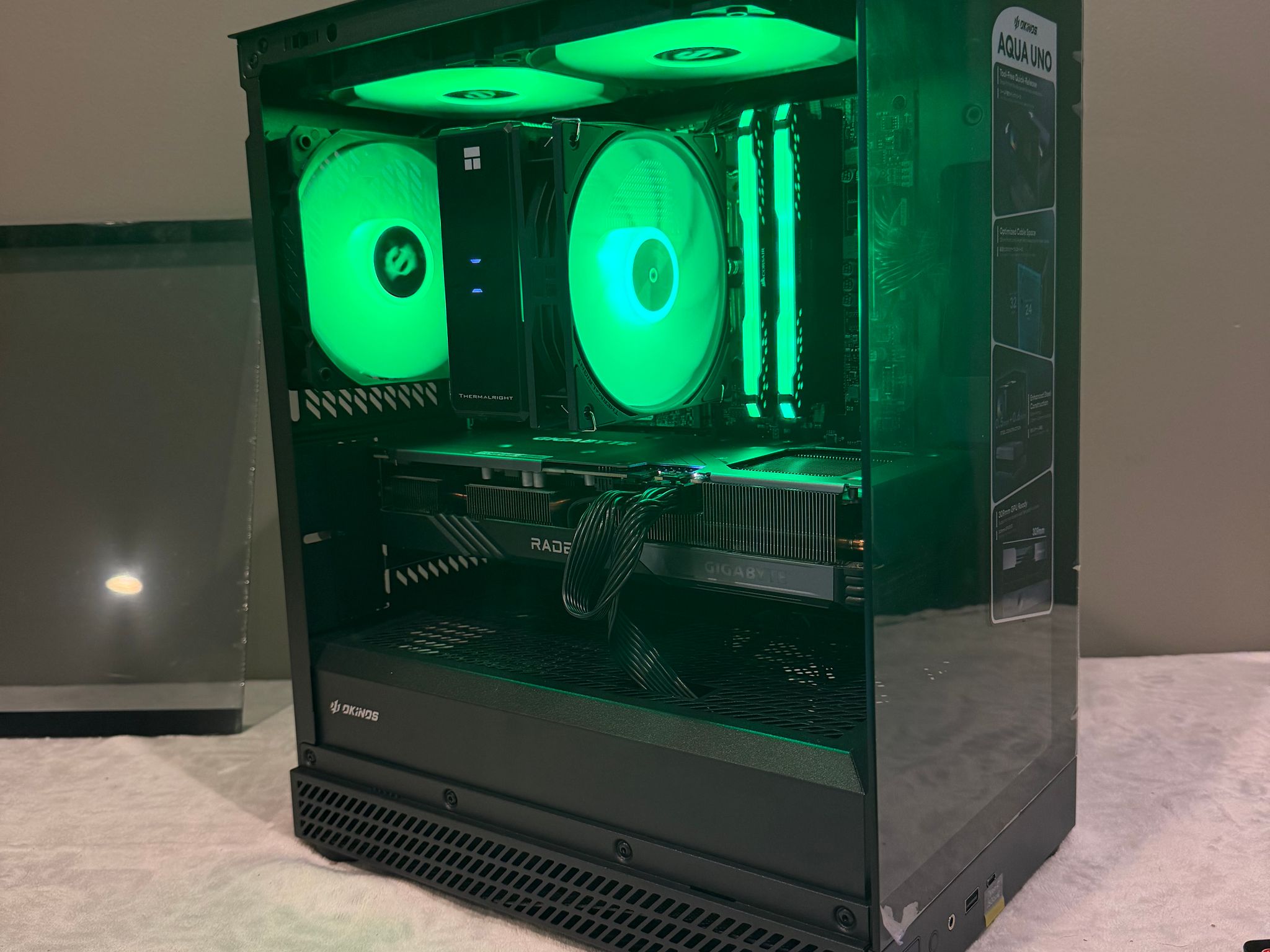 Radeon RX 7600 XT Custom Gaming PC - Ryzen 5 5500, 32GB RAM