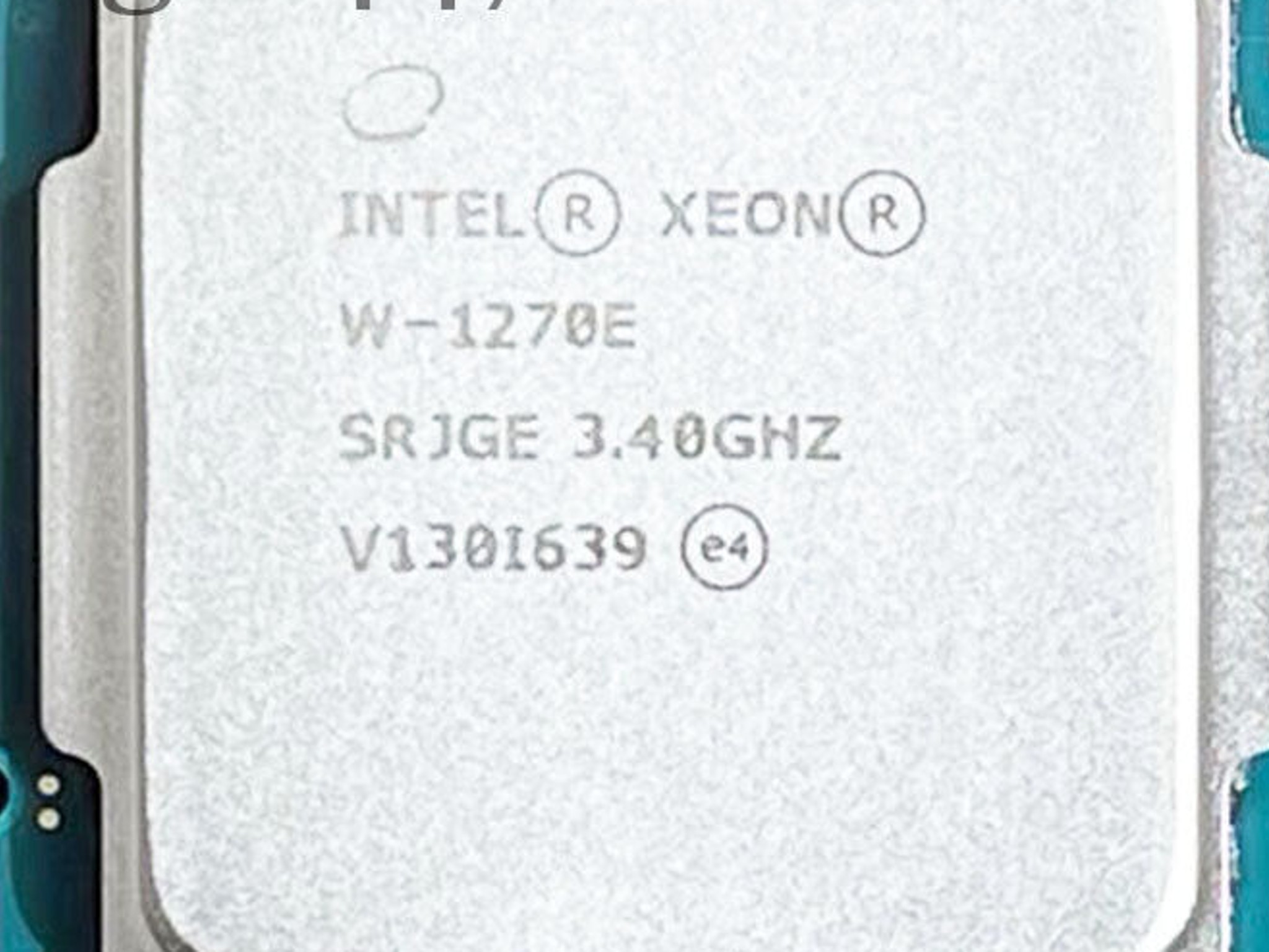 Intel Xeon W-1270E SRJGE 3.40GHz 8-Core 16-Thread 80W LGA-1200 CPU Processor