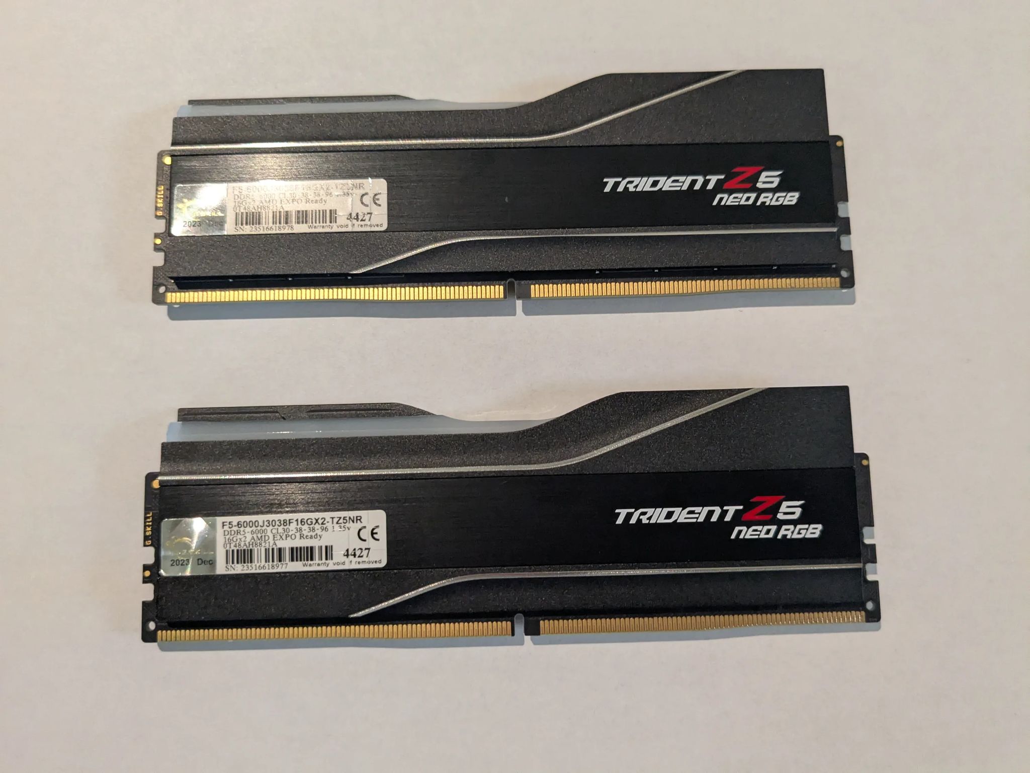 G-Skill Trident Z5 Neo Rgb - DDR5-6000 CL30