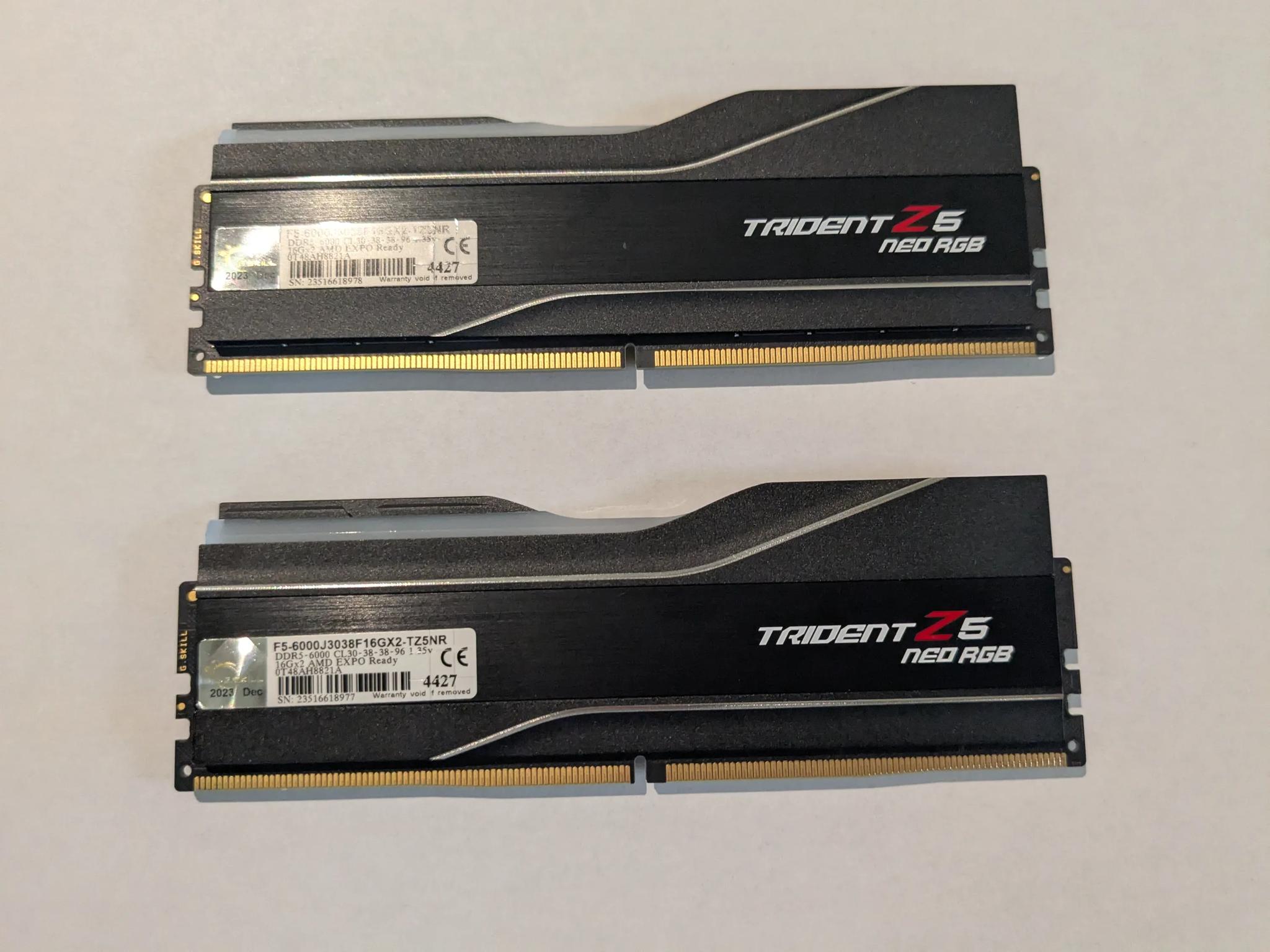 G-Skill Trident Z5 Neo Rgb - DDR5-6000 CL30
