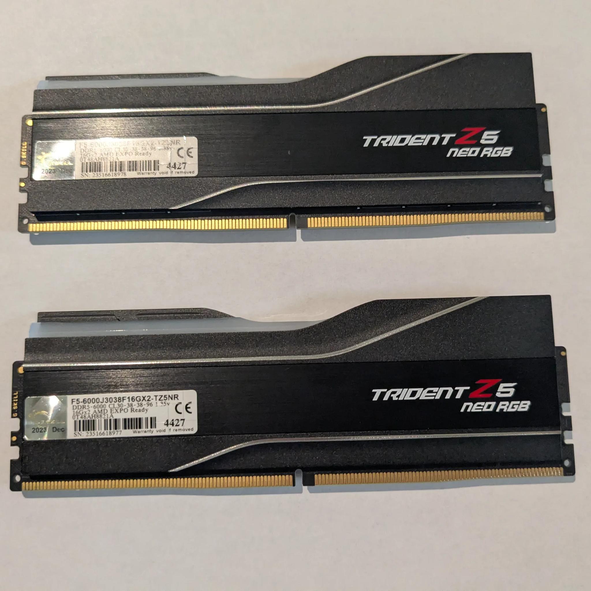 G-Skill Trident Z5 Neo Rgb - DDR5-6000 CL30