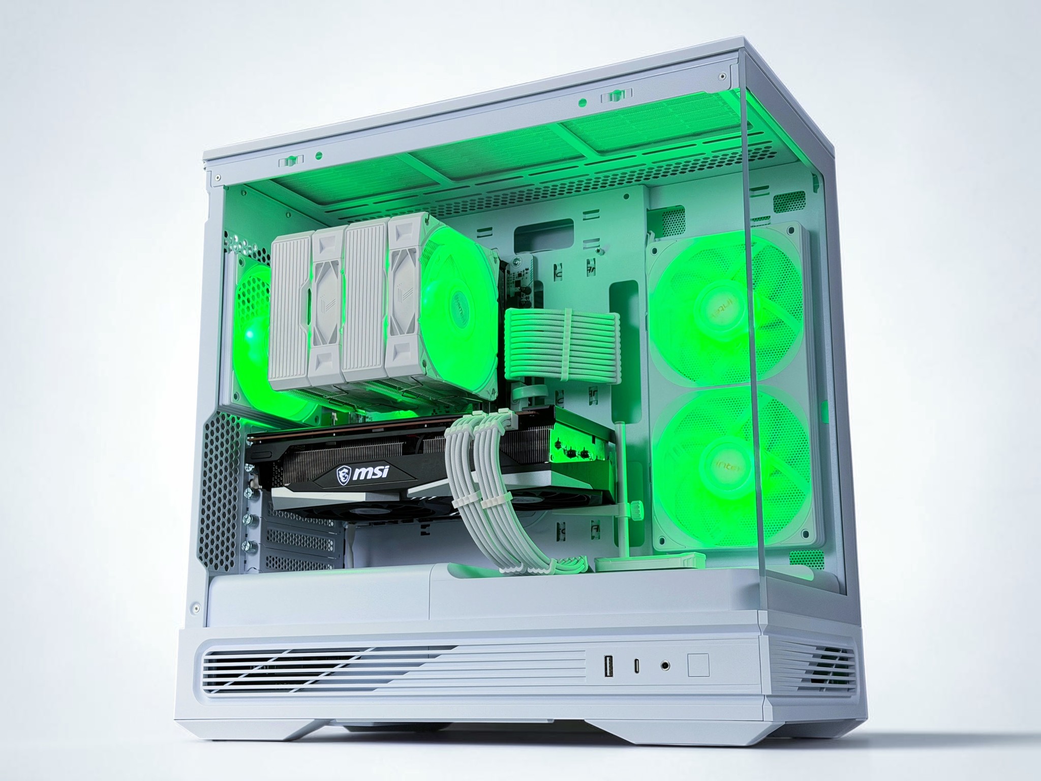 🤍🧊 Iceberg🤍🧊-Gaming PC❄️AMD RX 6700 XT 12GB❄️ AMD Ryzen 5 5500❄️16GB DDR4 RAM❄️1 TB SSD