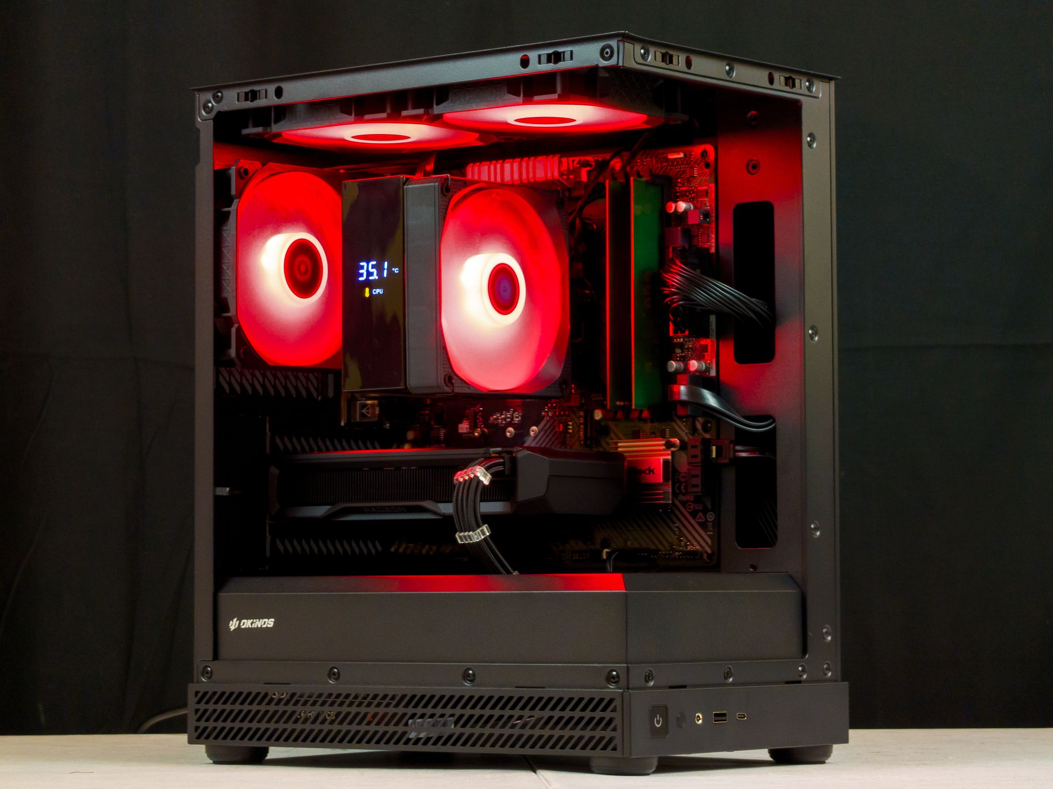 ❤️🖤 RX 7600 / Ryzen 5 5500 / 16GB Gaming PC 🖤❤️