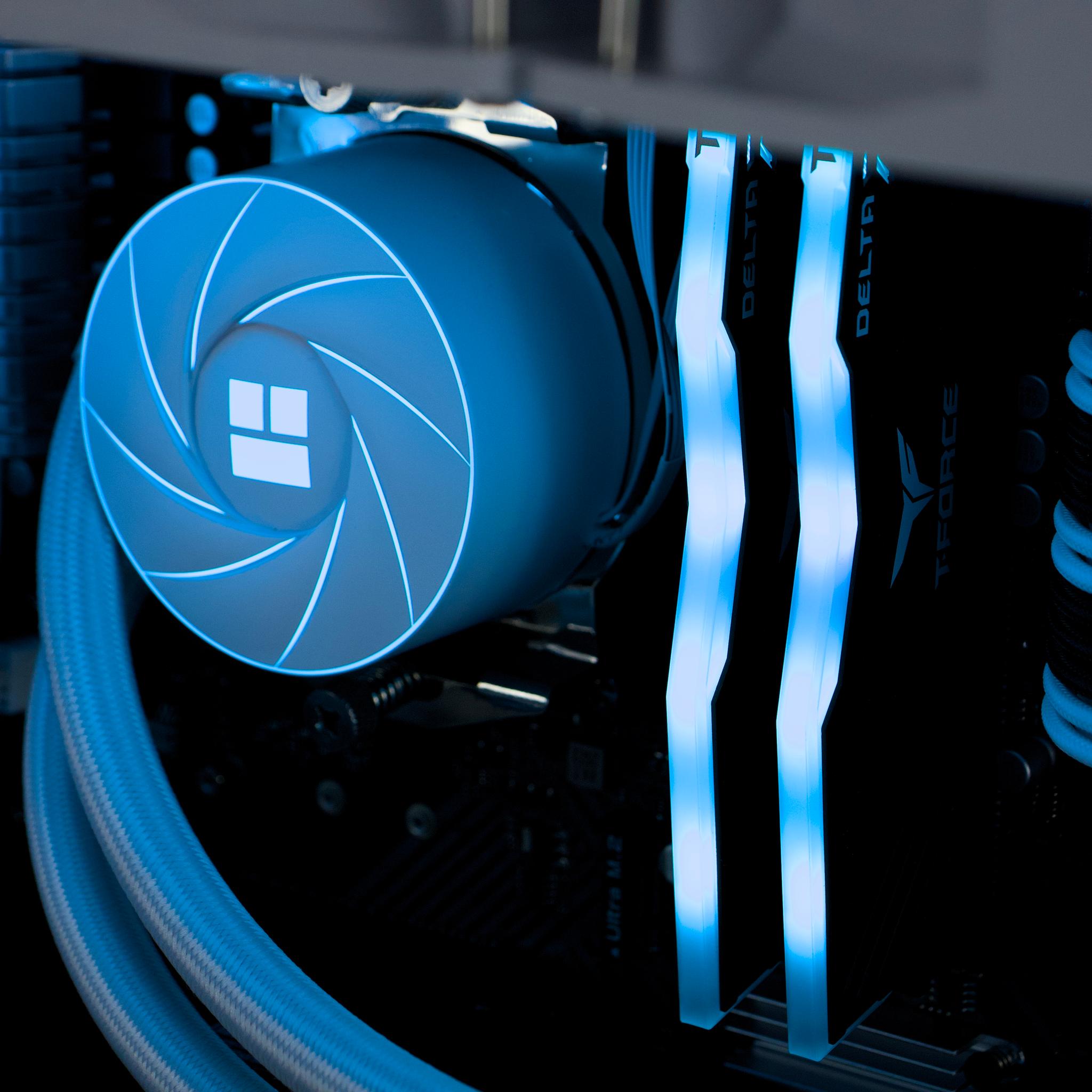 🧊❄️🧊 White Gaming PC – RTX 5060, Ryzen 5 5600, 16GB RAM, 1TB SSD - WiFi 🧊❄️🧊