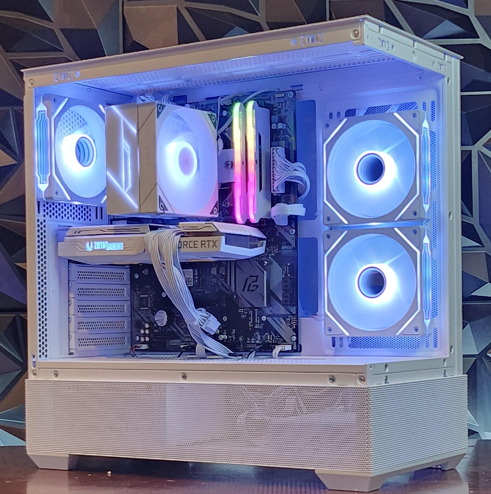 ⚪ White ⚪ Gaming Pc (Ryzen 5 + RTX 3060 TI)