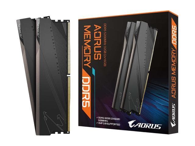 Gigabyte AORUS 32GB (2x16GB) DDR5 5200 MT/s CL40 (New, BNIB)