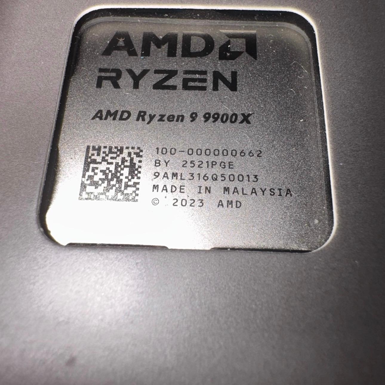 AMD Ryzen 9 9900X (9000 Series) CPU Processor Gaming PC Computer Desktop Part