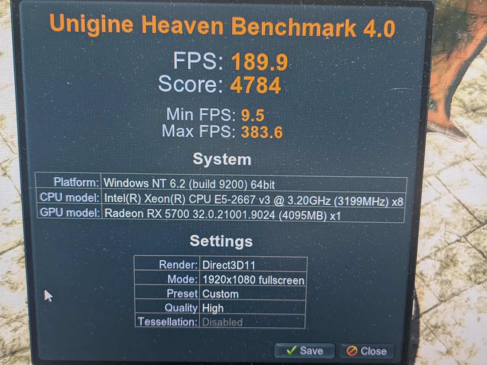 Workstation Gamer | 8 Core Xeon (same as i7), 64GB RAM, 8GB RX 5700, 1TB SSD, Win11, RGB, Wifi