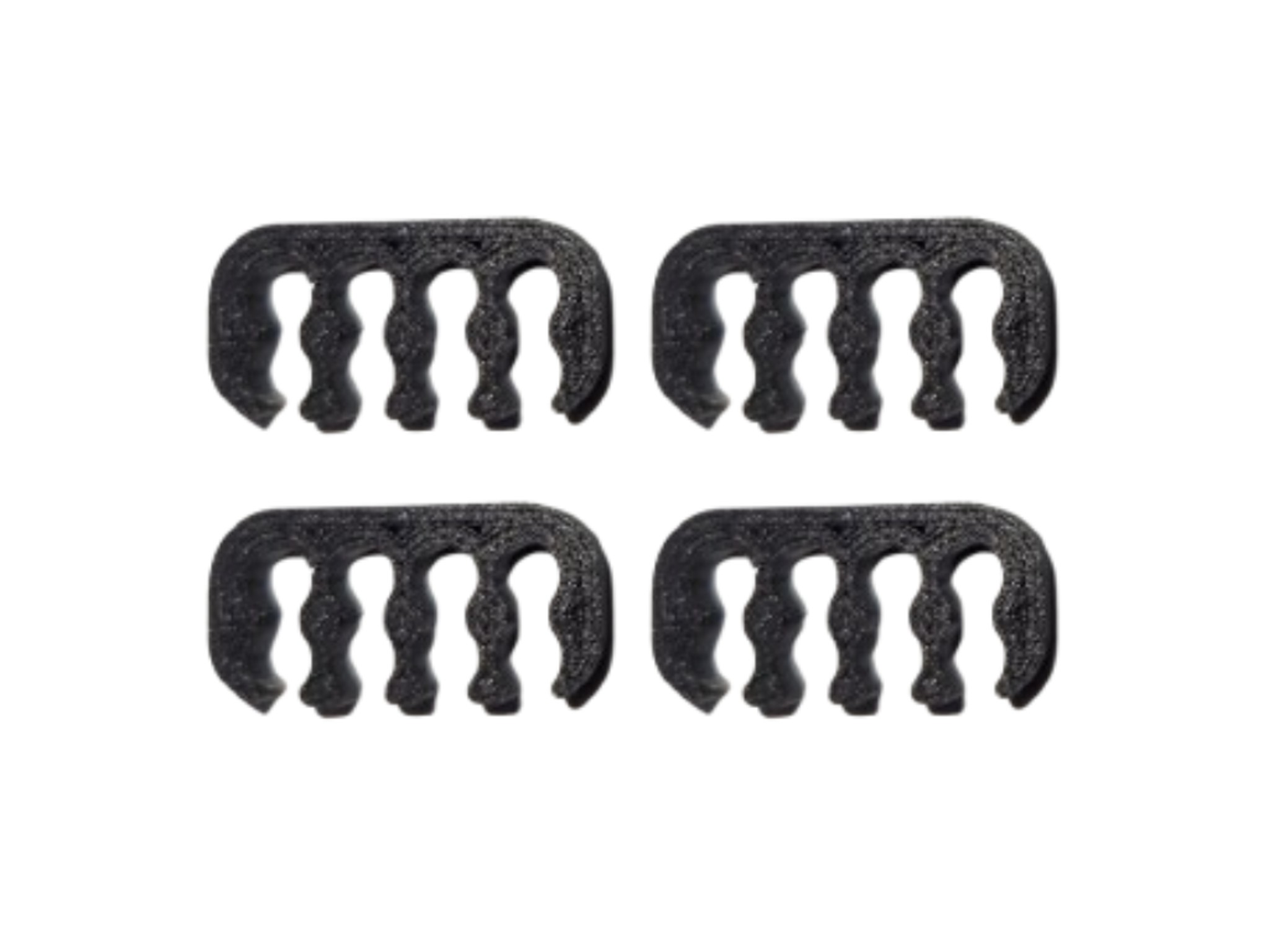 🔥 16 Pack Black Cable Combs 🔥 3D Printed | High Quality PLA+ Plastic