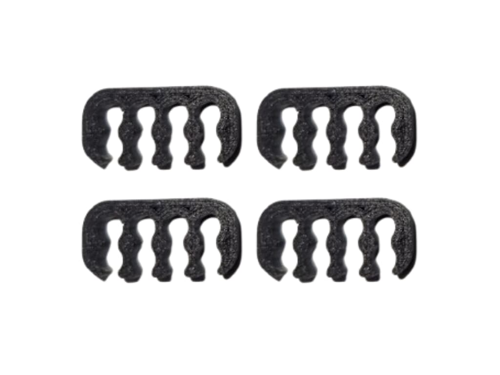 🔥 16 Pack Black Cable Combs 🔥 3D Printed | High Quality PLA+ Plastic