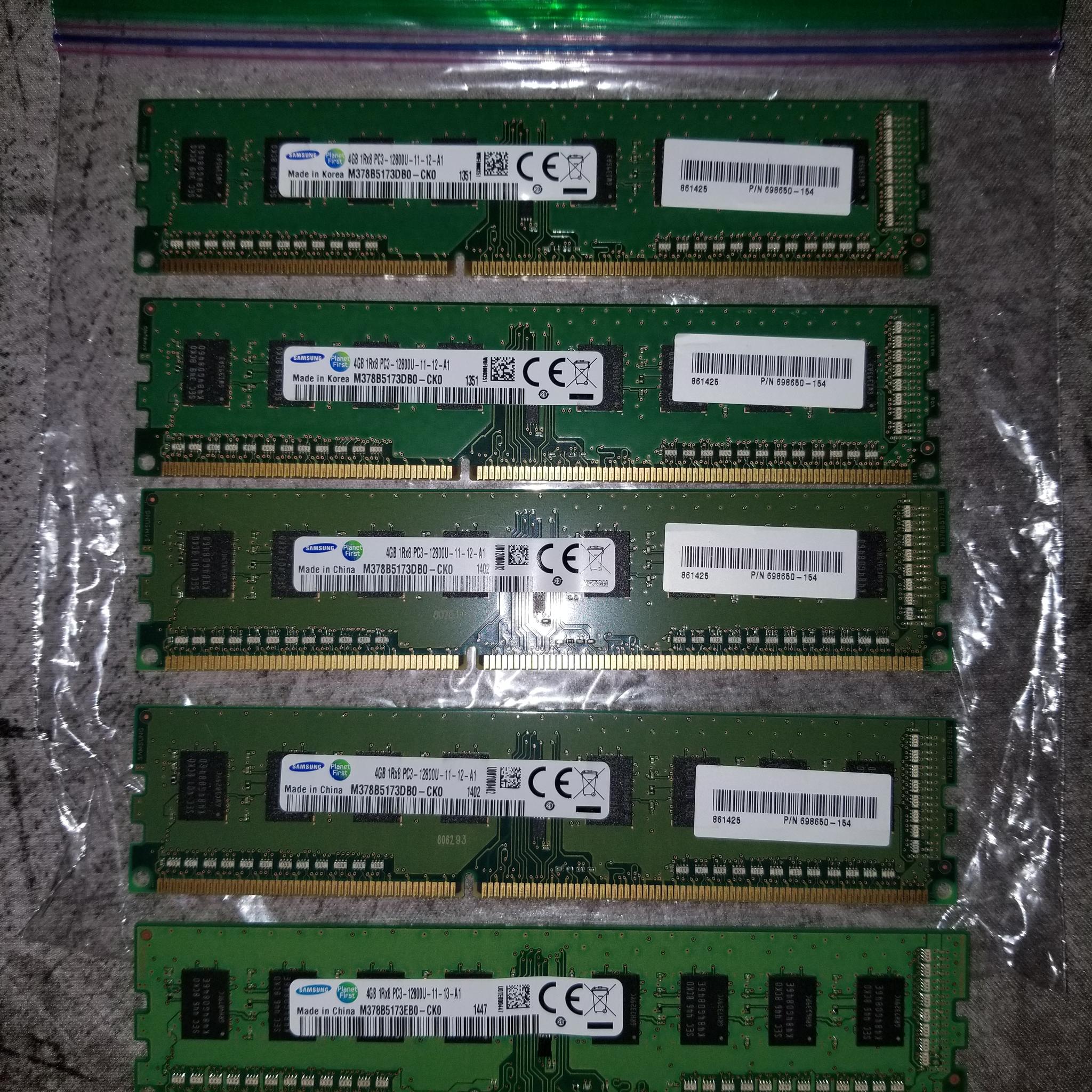 Samsung (OEM) DDR3 PC3-12800 (1600MT/s) 4GiB Memory