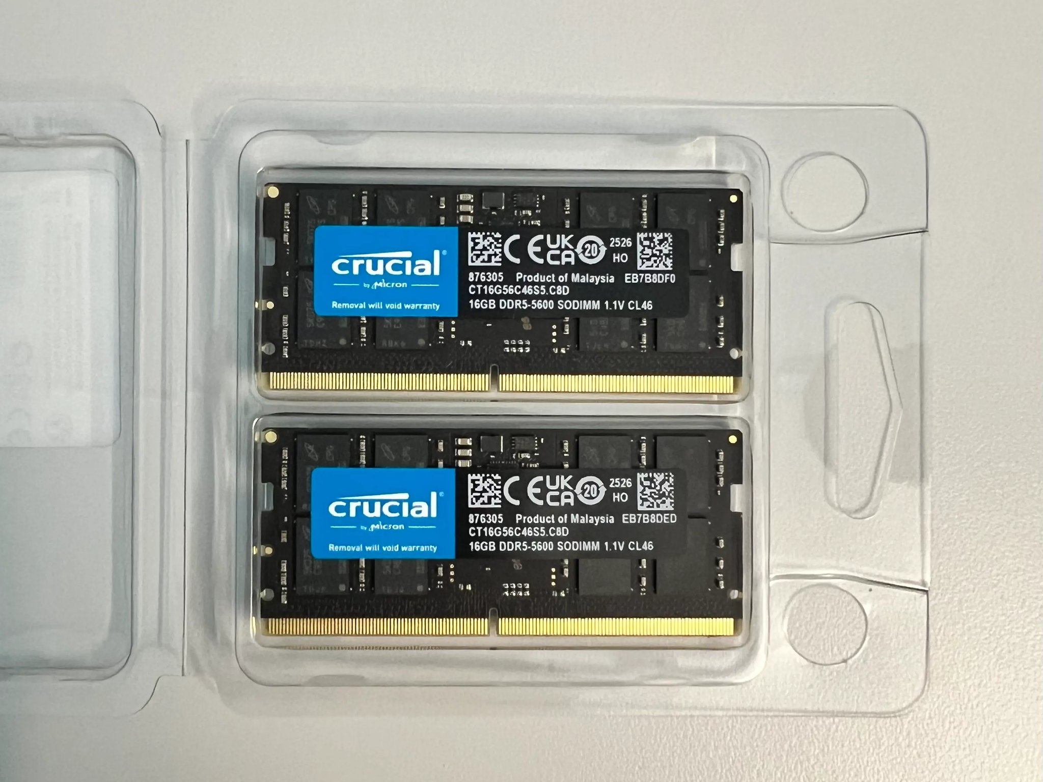 Crucial 32GB DDR5-5600 SODIMM (16GB X 2)