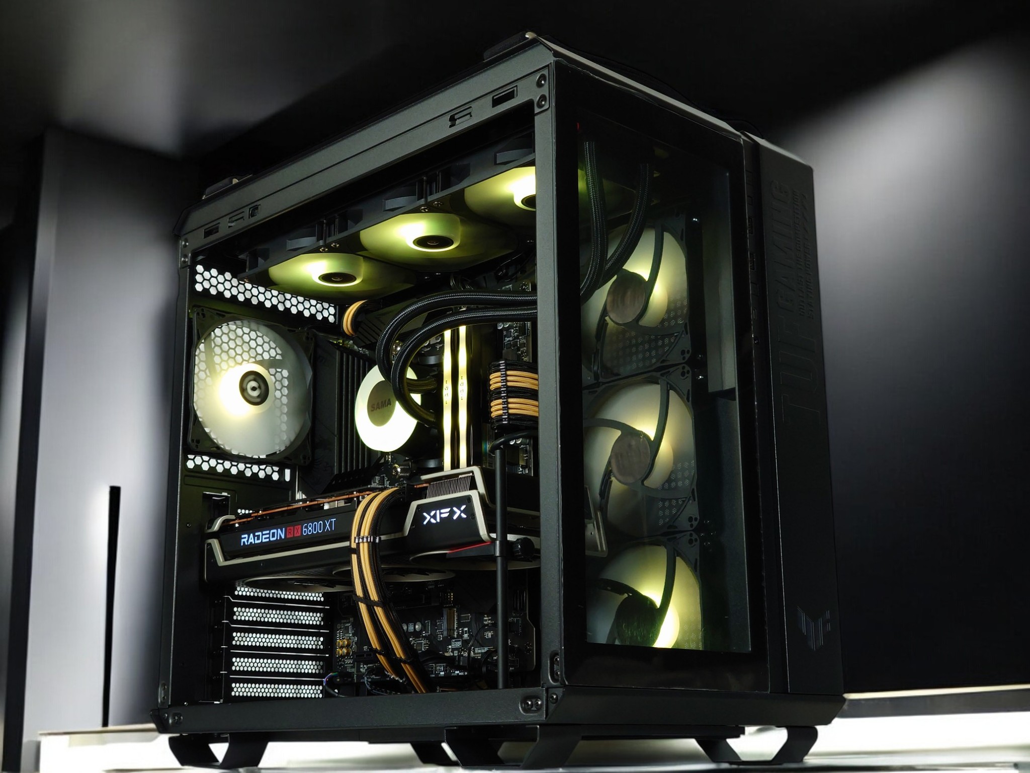 🪐Liquid Cooled Gaming PC⚡AMD RX 6800 XT 16GB⚡AMD Ryzen 7 5800X 8 core⚡32GB DDR4⚡1TB SSD