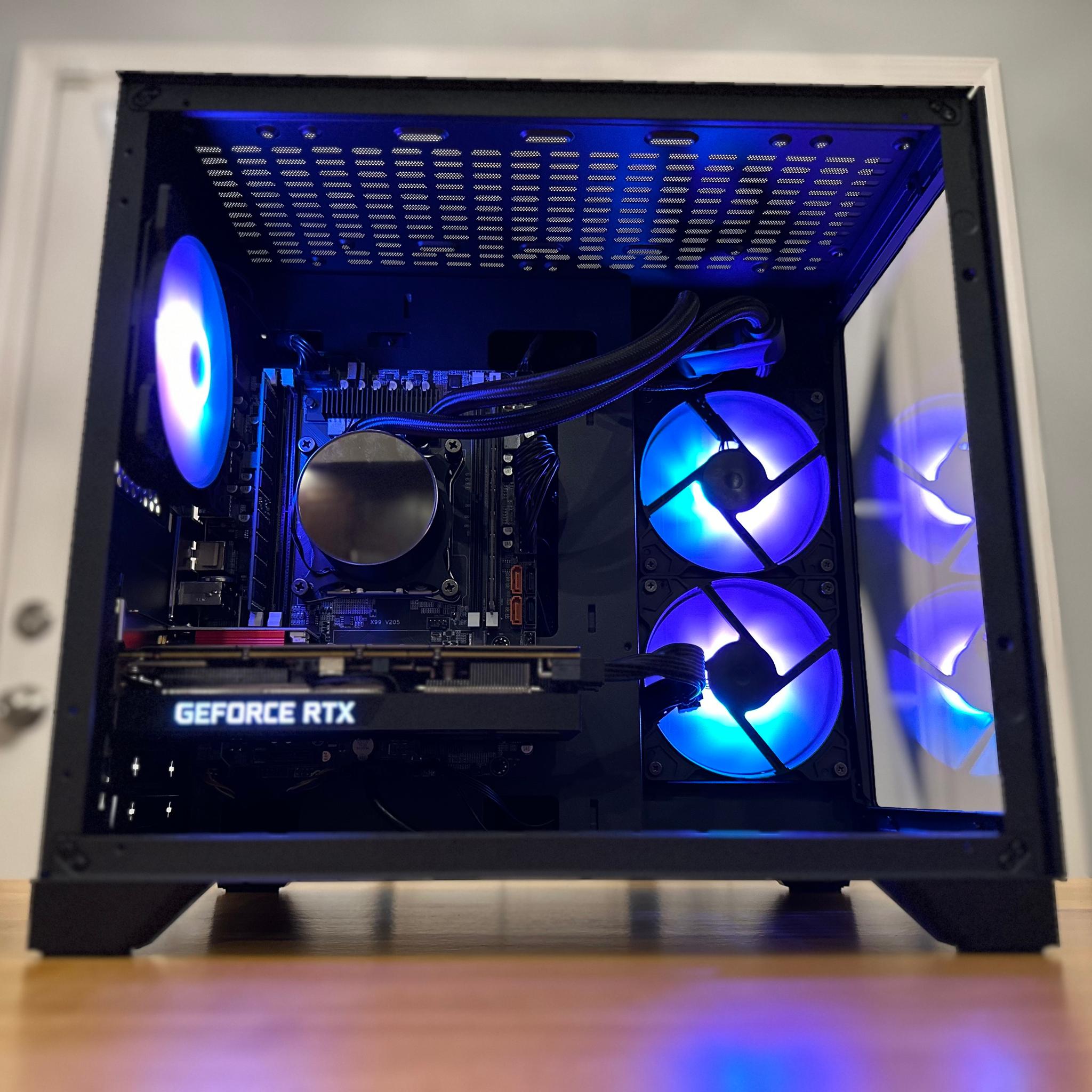 🔋🏠|RTX 3060ti, Core i7, 32gb Ram, 1tb SSD Liquid Cooled Powerhouse! Content/Streamer/Gaming PC