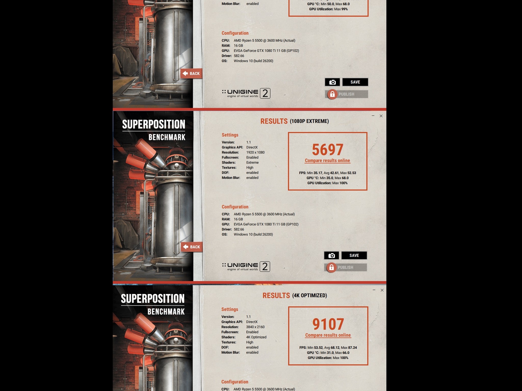 GeForce GTX 1080 Ti Custom Gaming PC - Ryzen 5 5500