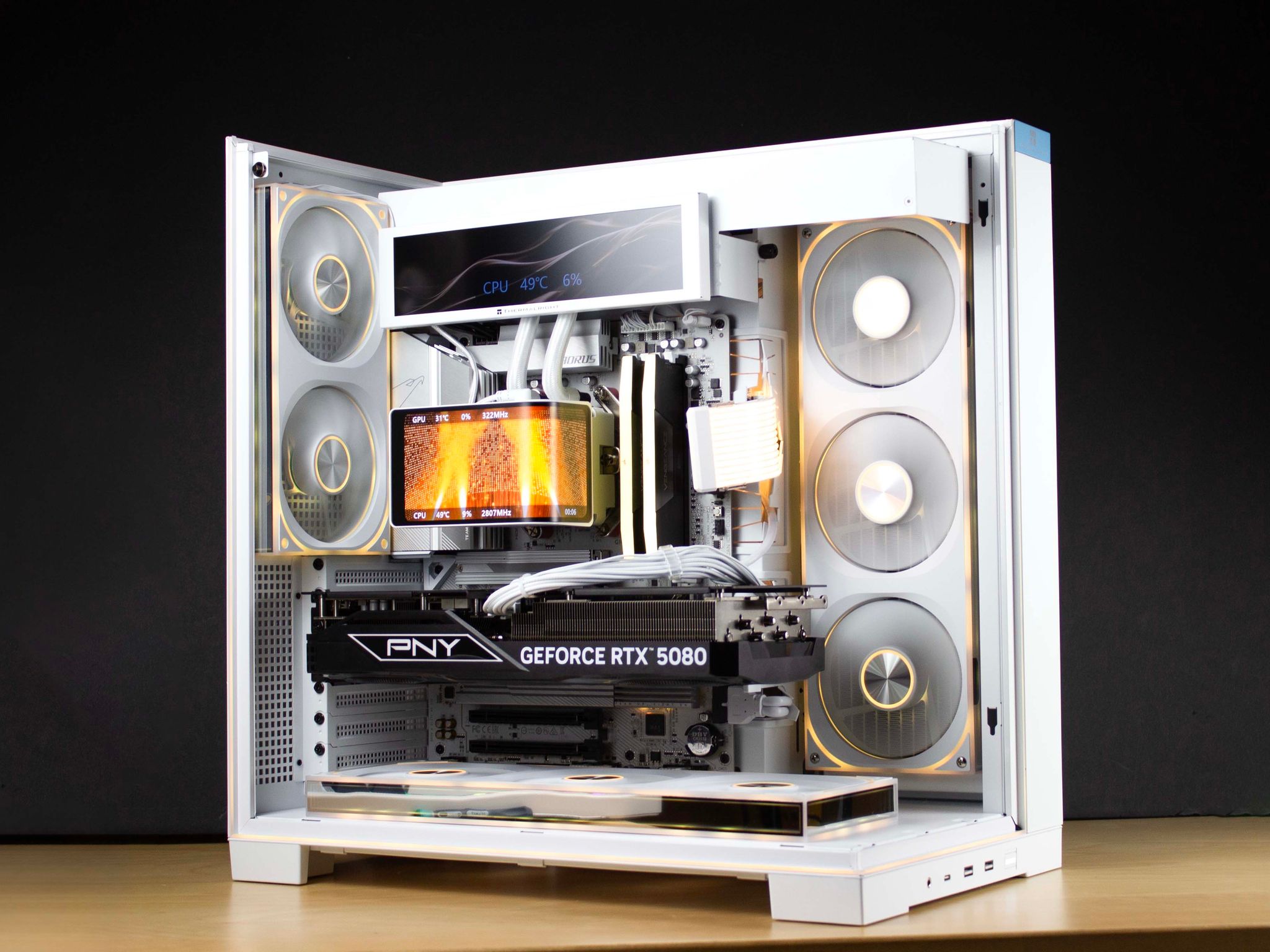 🧊⚡🗡️Polaris V2 - 4K ULTRA PC | RTX 5080 16GB, Ryzen 7 9850X3D, 64GB RAM, 4TB SSD | LCD Display🧊⚡