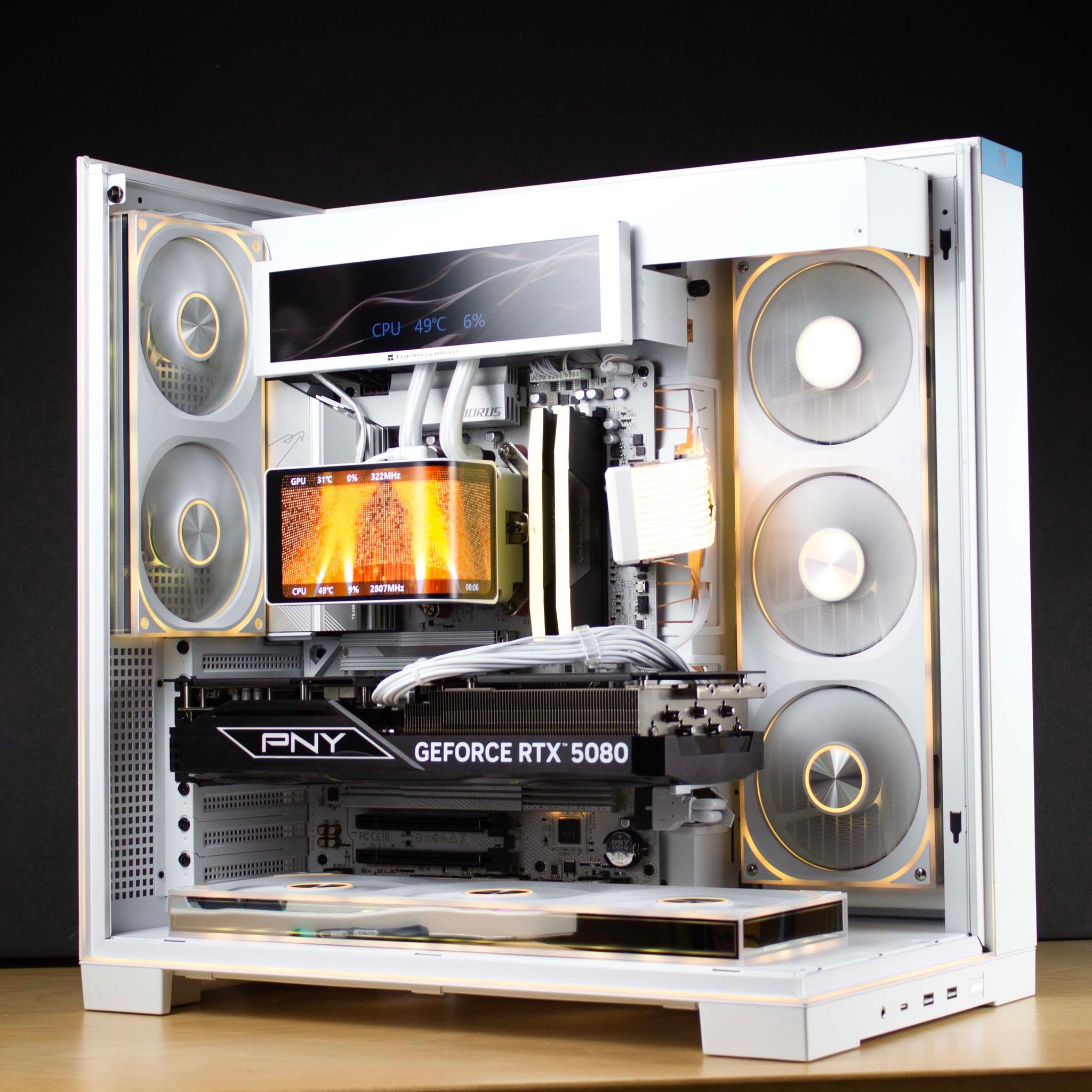 🧊⚡🗡️Polaris V2 - 4K ULTRA PC | RTX 5080 16GB, Ryzen 7 9850X3D, 64GB RAM, 4TB SSD | LCD Display🧊⚡