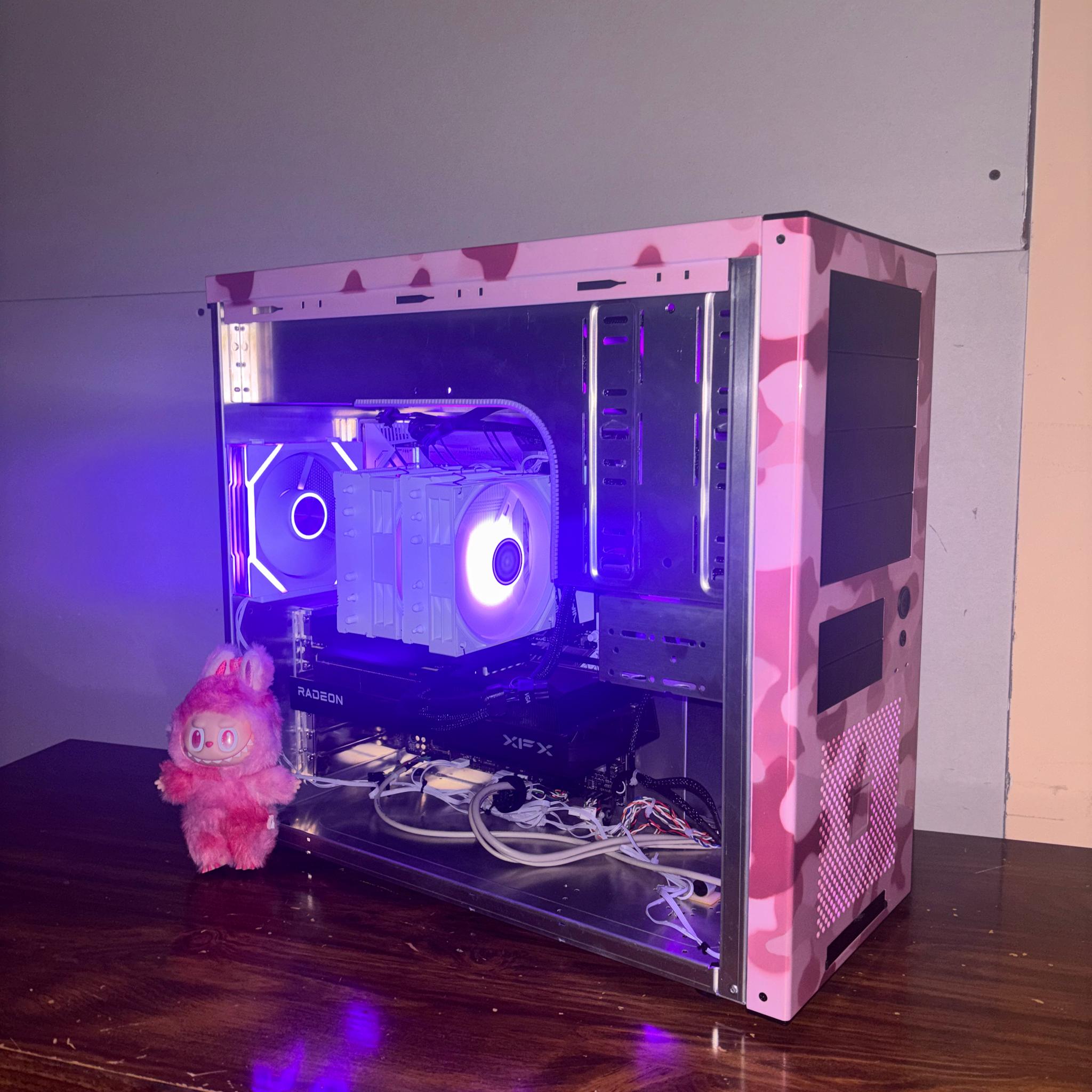 Whimsical 1440p Sleeper Gaming PC | RX 9060 XT (16 GB) | Ryzen 5 9600X | 100% Set Up & Ready to Play