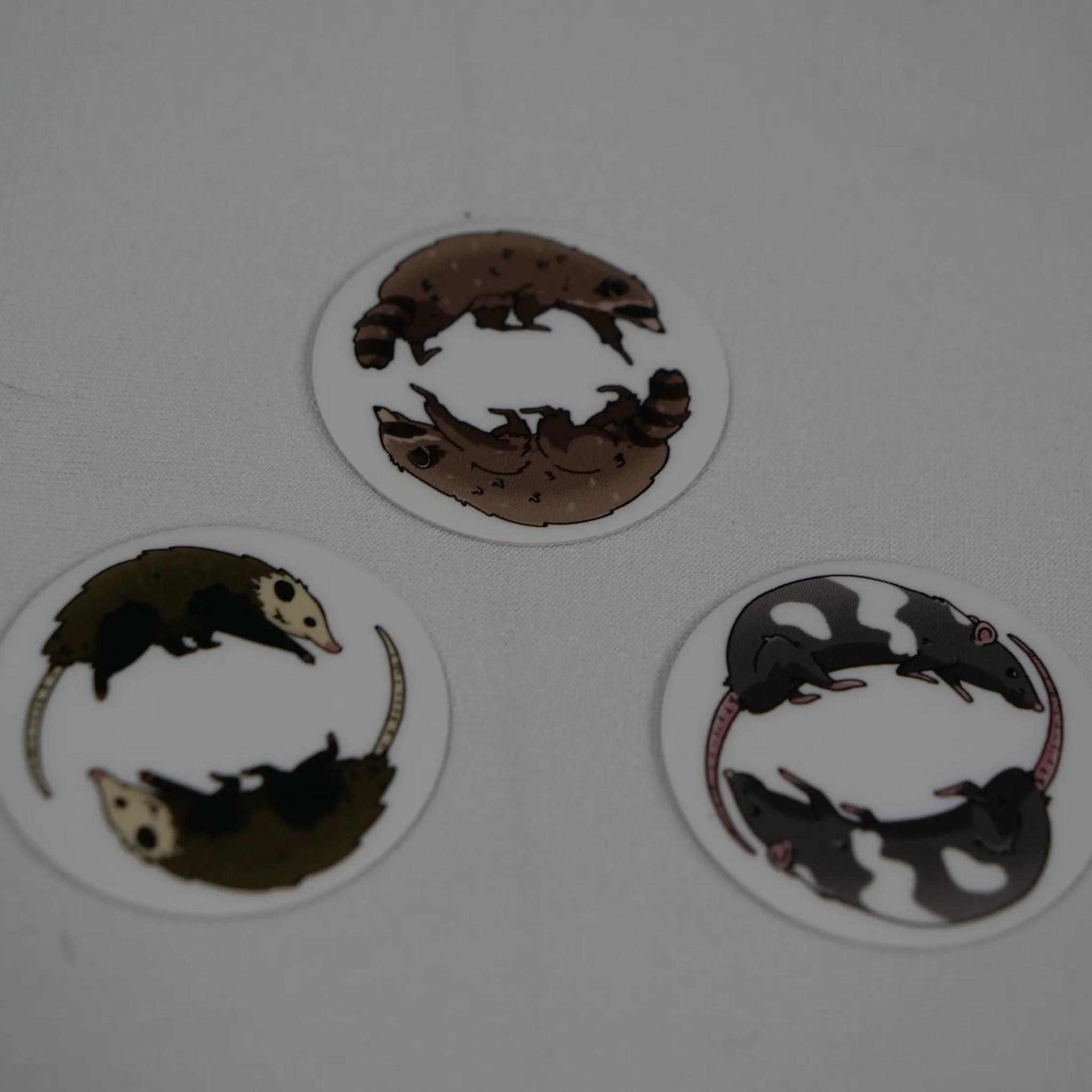 Team Trash Custom Computer Fan hub decals. (Possum) Free Ship!!