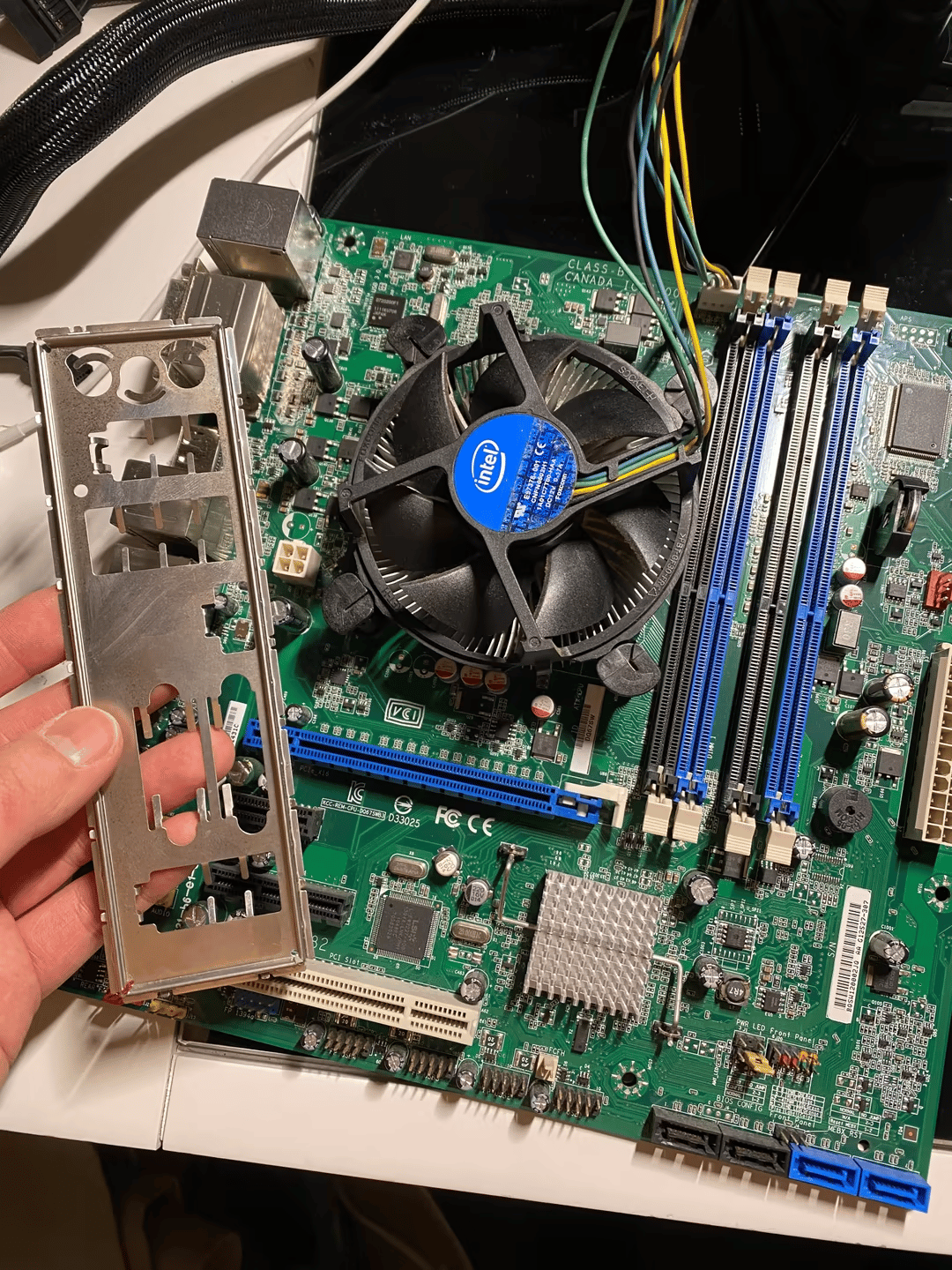 Core i5-2300, LGA 1151 Motherboard, and Intel Stock Cooler Combo