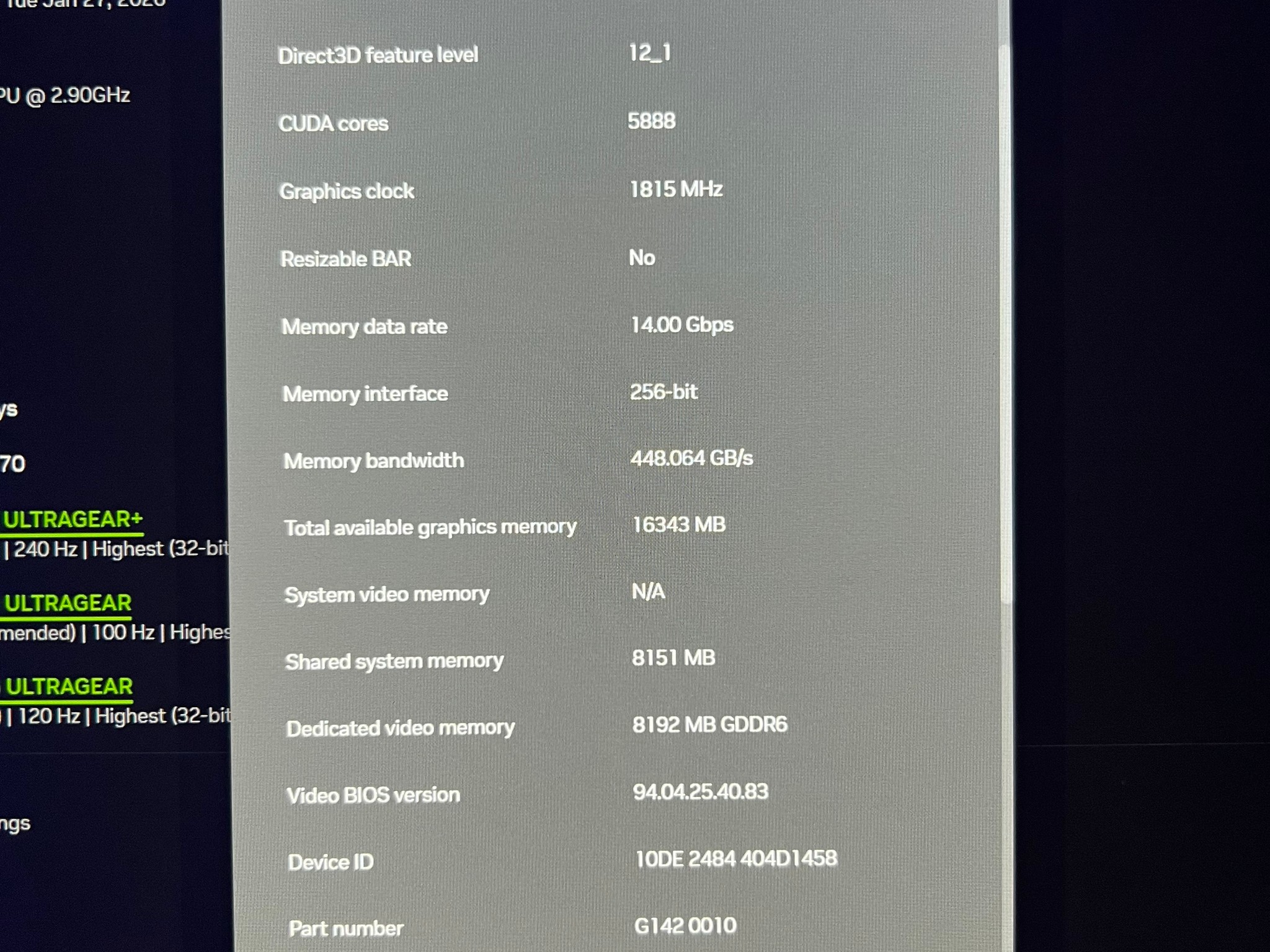 Gigabyte Vision OC GeForce RTX 3070