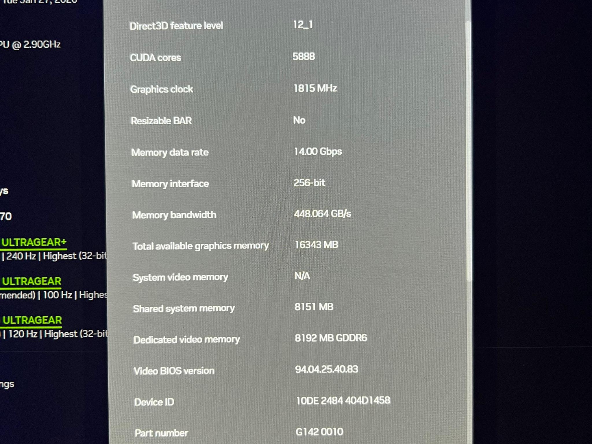 Gigabyte Vision OC GeForce RTX 3070
