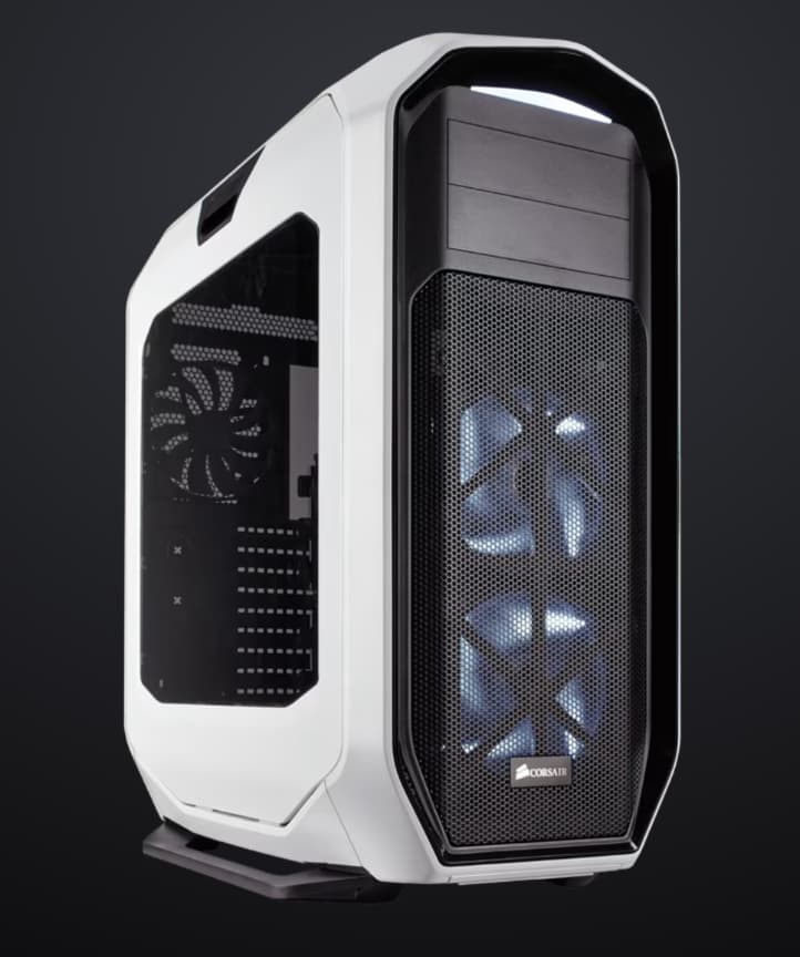 Corsair Graphite Series White 780T with case fans