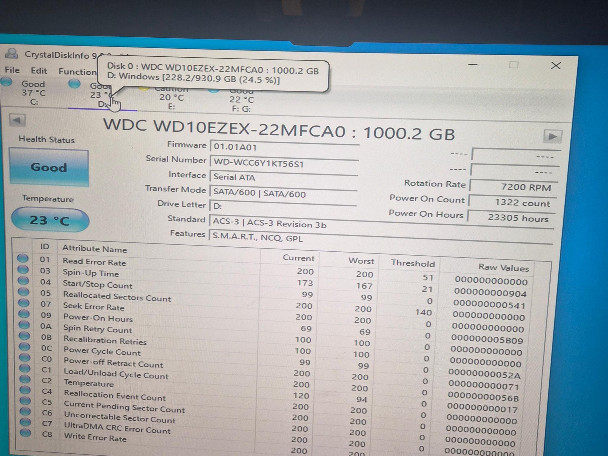 WD Blue HDD 1tb