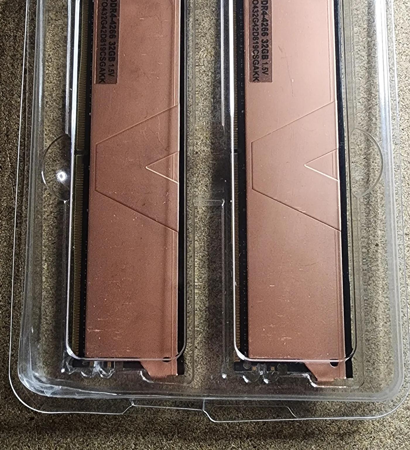 64GB DDR4 4266mhz Copper Ram set 