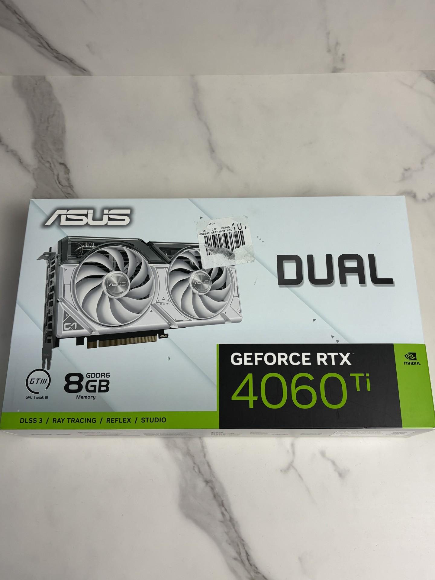 Asus Dual GeForce RTX 4060 Ti SSD OC Edition 8GB GDDR6