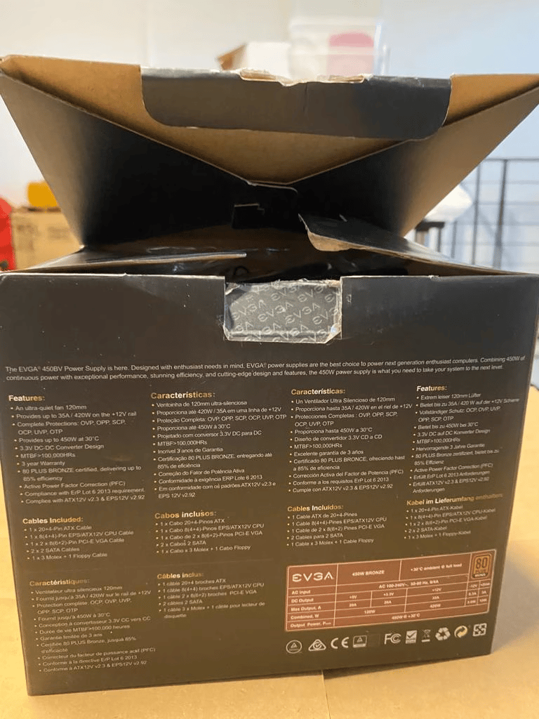 EVGA 450W Bronze Power Supply