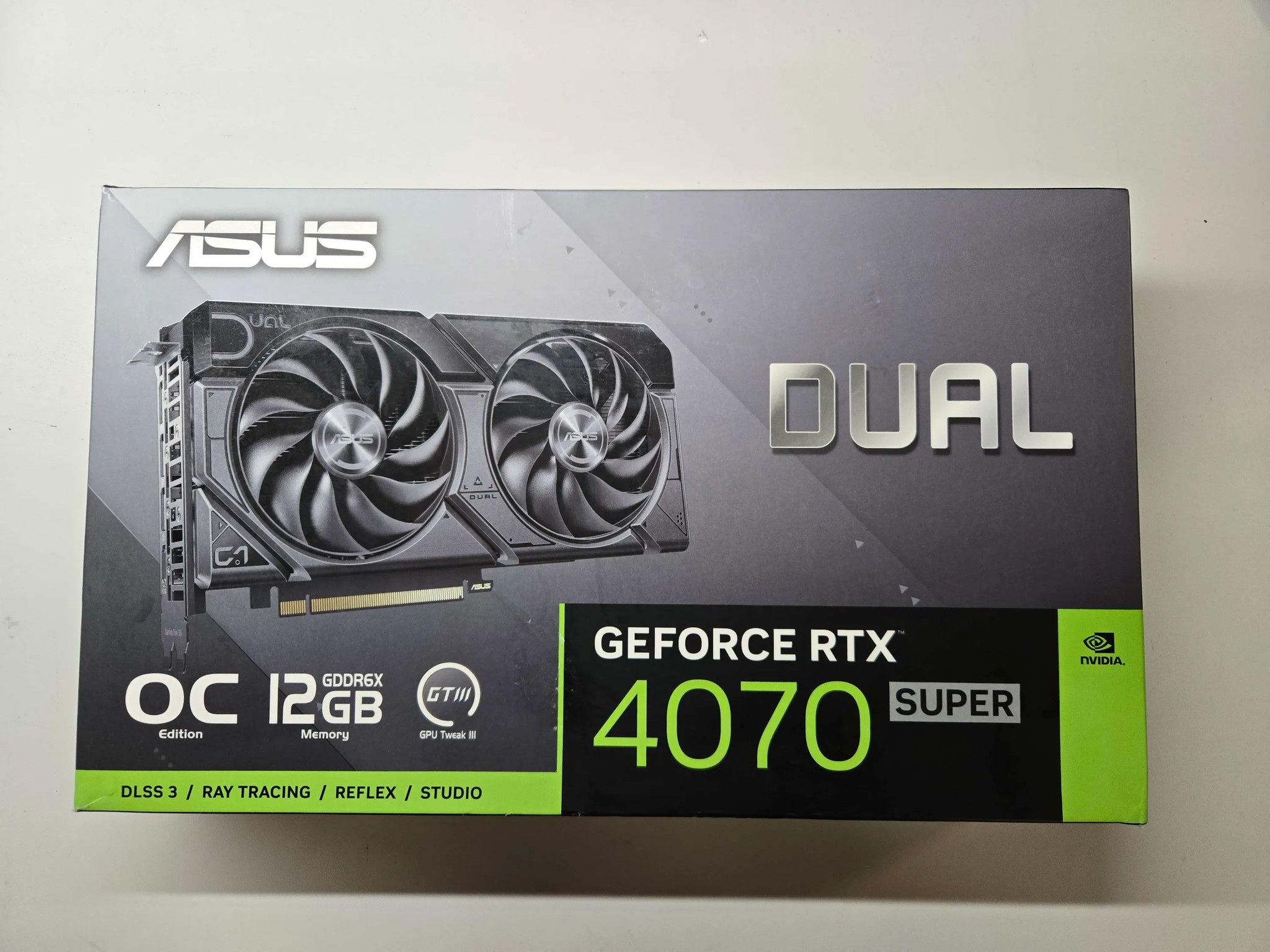 ASUS Dual GeForce RTX™ 4070 SUPER OC Edition 12GB GDDR6X