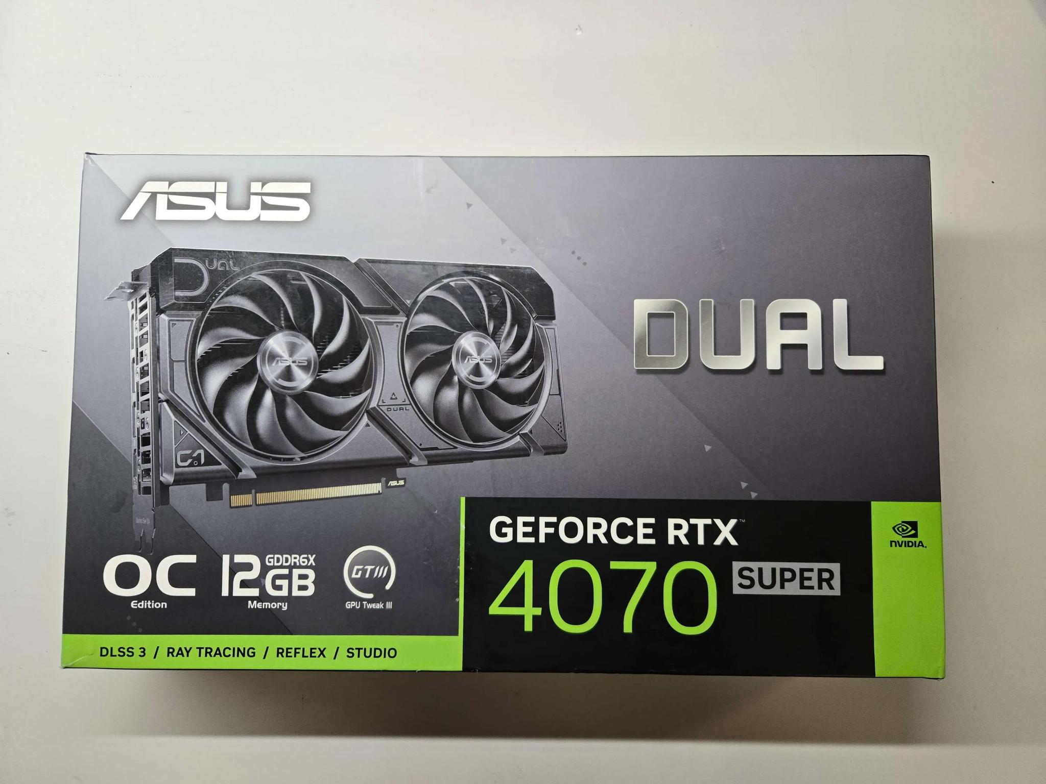 ASUS Dual GeForce RTX™ 4070 SUPER OC Edition 12GB GDDR6X