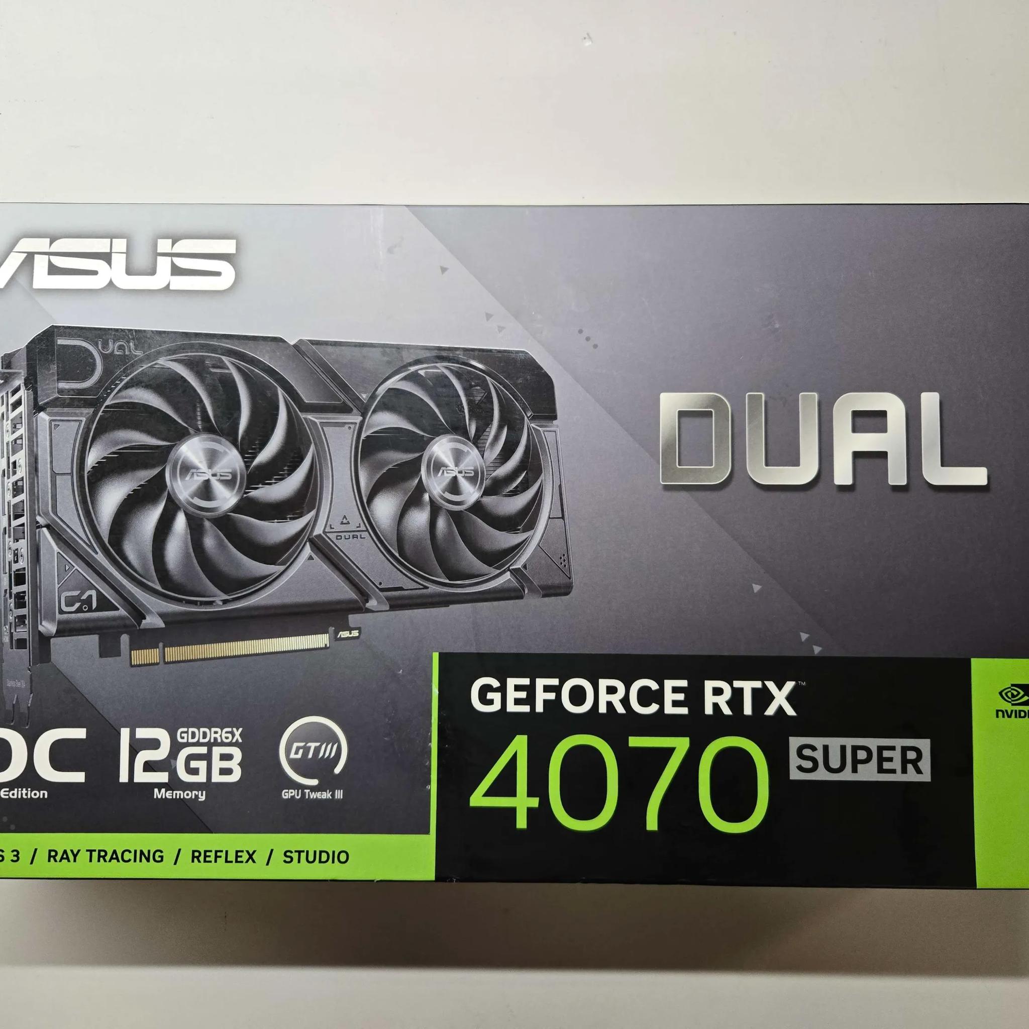ASUS Dual GeForce RTX™ 4070 SUPER OC Edition 12GB GDDR6X