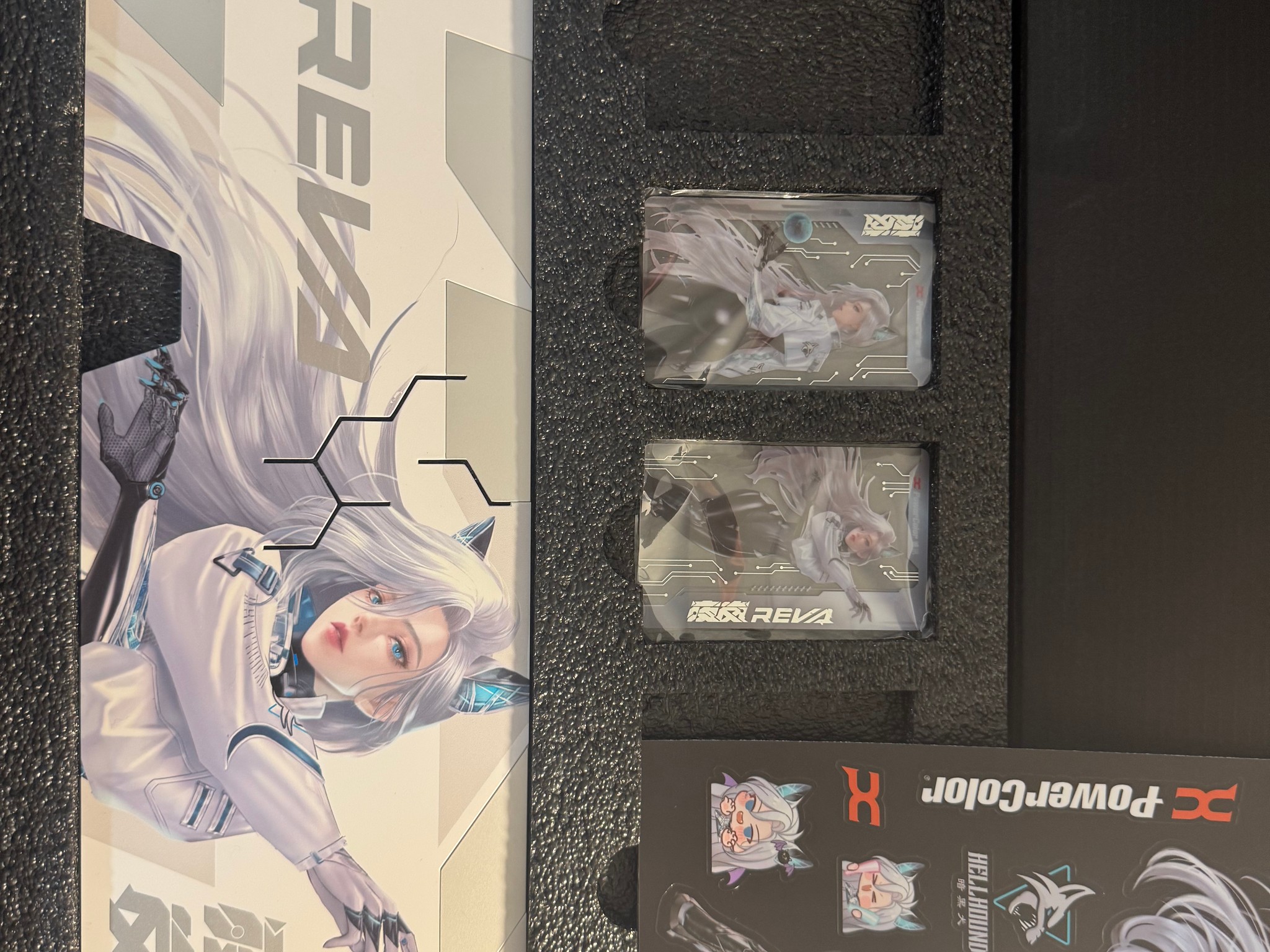 PowerColor AMD Radeon RX 9070 XT Hellhound Reva Overclocked Triple Fan 16GB GDDR6
