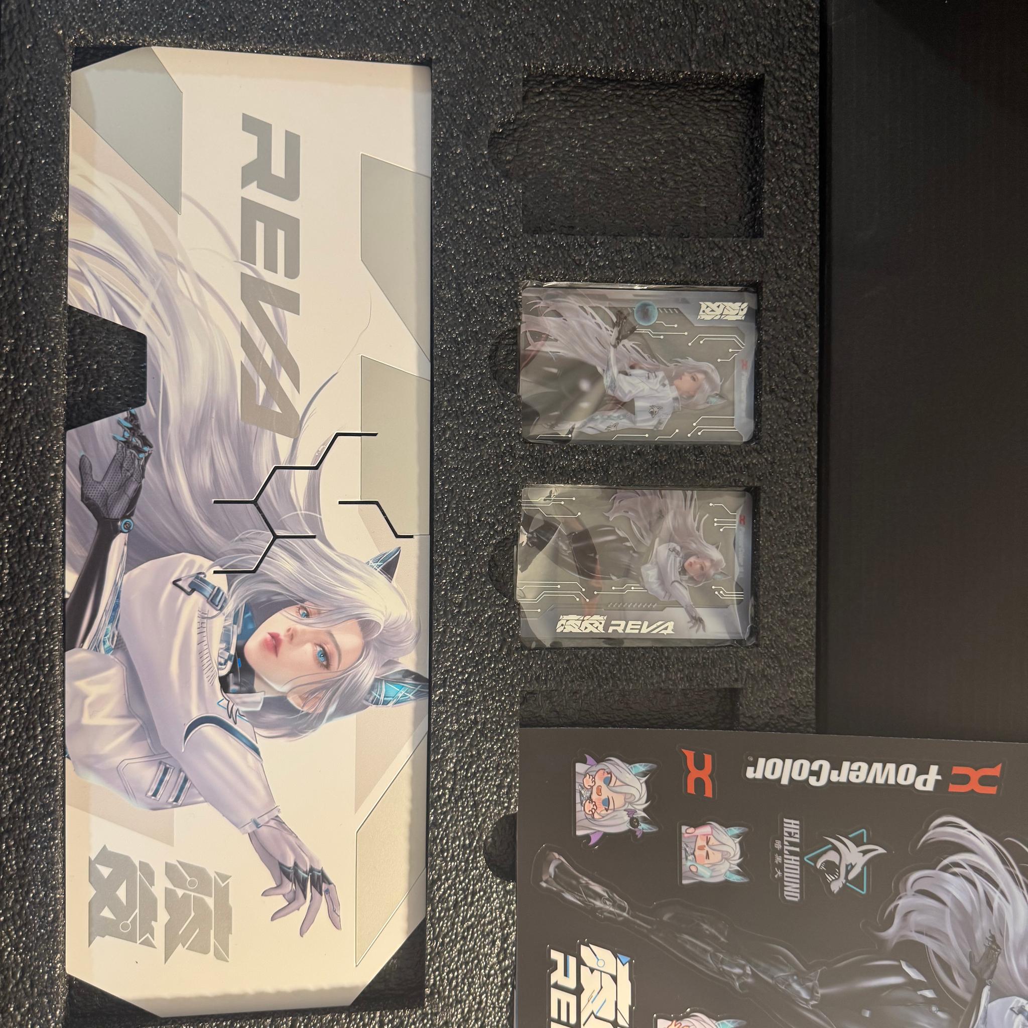 PowerColor AMD Radeon RX 9070 XT Hellhound Reva Overclocked Triple Fan 16GB GDDR6