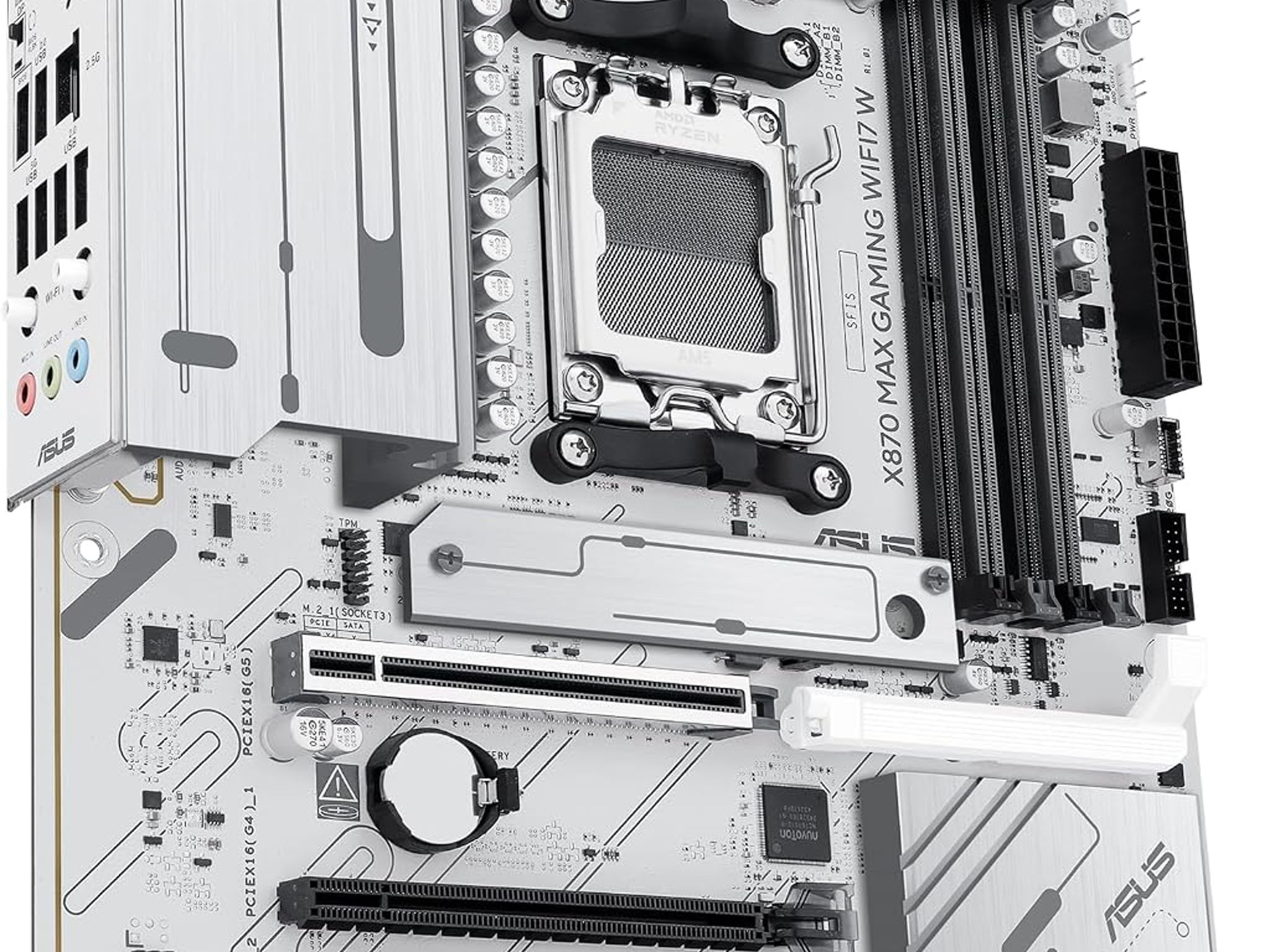 ASUS X870 MAX GAMING WIFI7 AMD X870 AM5 DDR5 ATX Desktop Motherboard