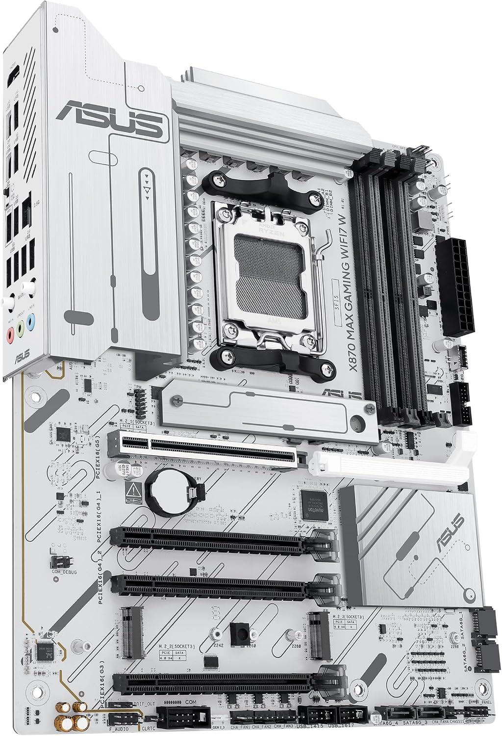 ASUS X870 MAX GAMING WIFI7 AMD X870 AM5 DDR5 ATX Desktop Motherboard