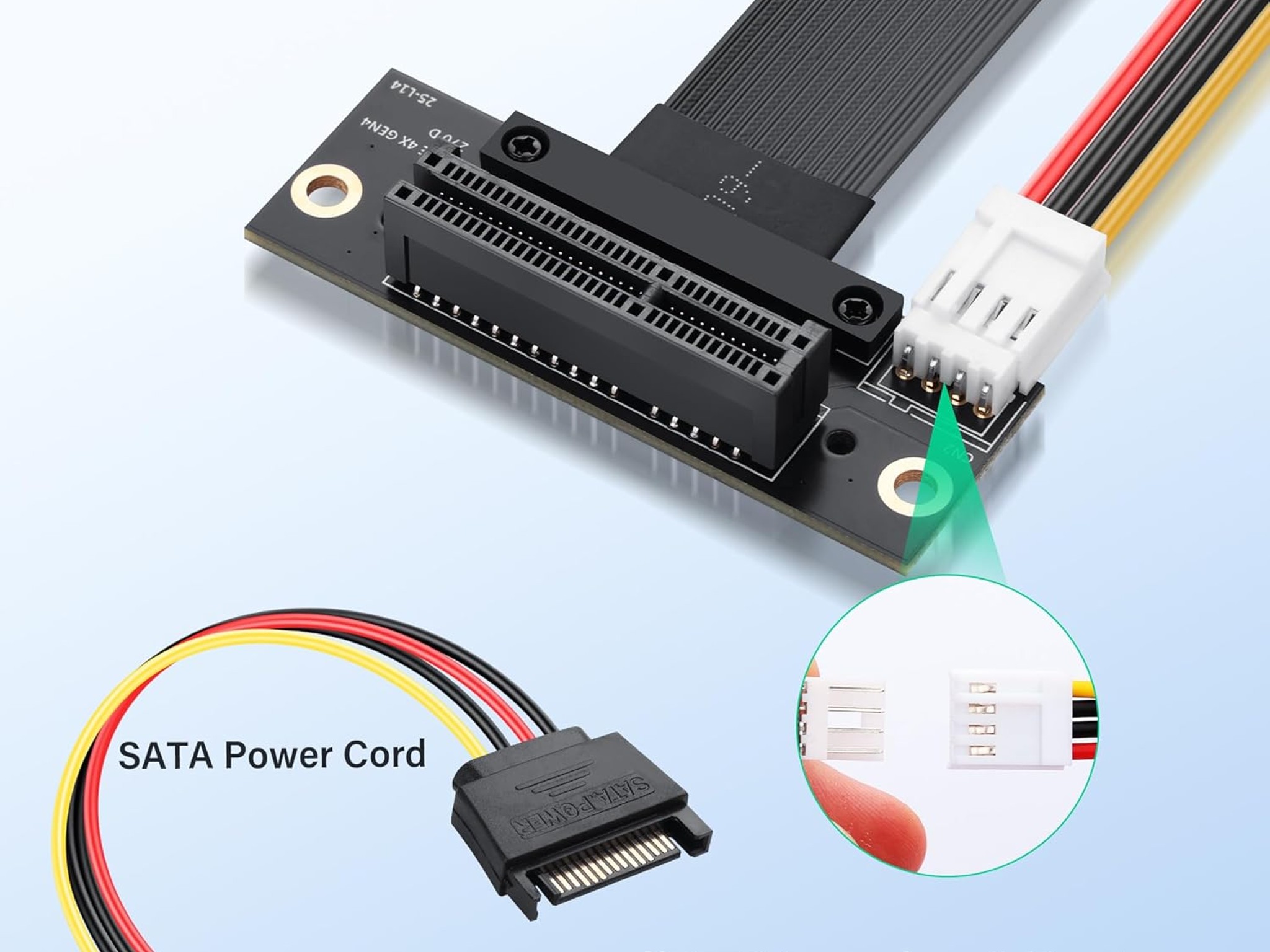 M.2 M Key PCI-E 4.0 2280 NGFF 90 Degree PCIe X4 Extender Cable M2 PCI-E 4X Female M2 2230 Right Bend