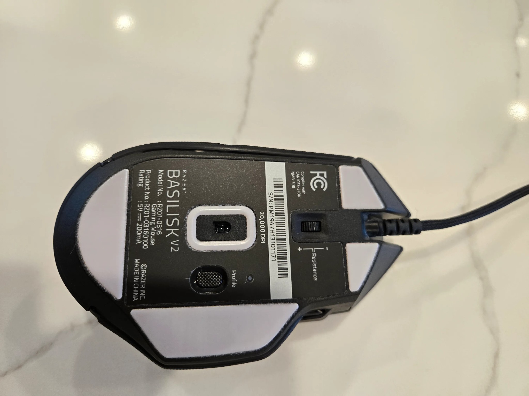 Razer Basilisk (V2) Wired Gaming Mouse