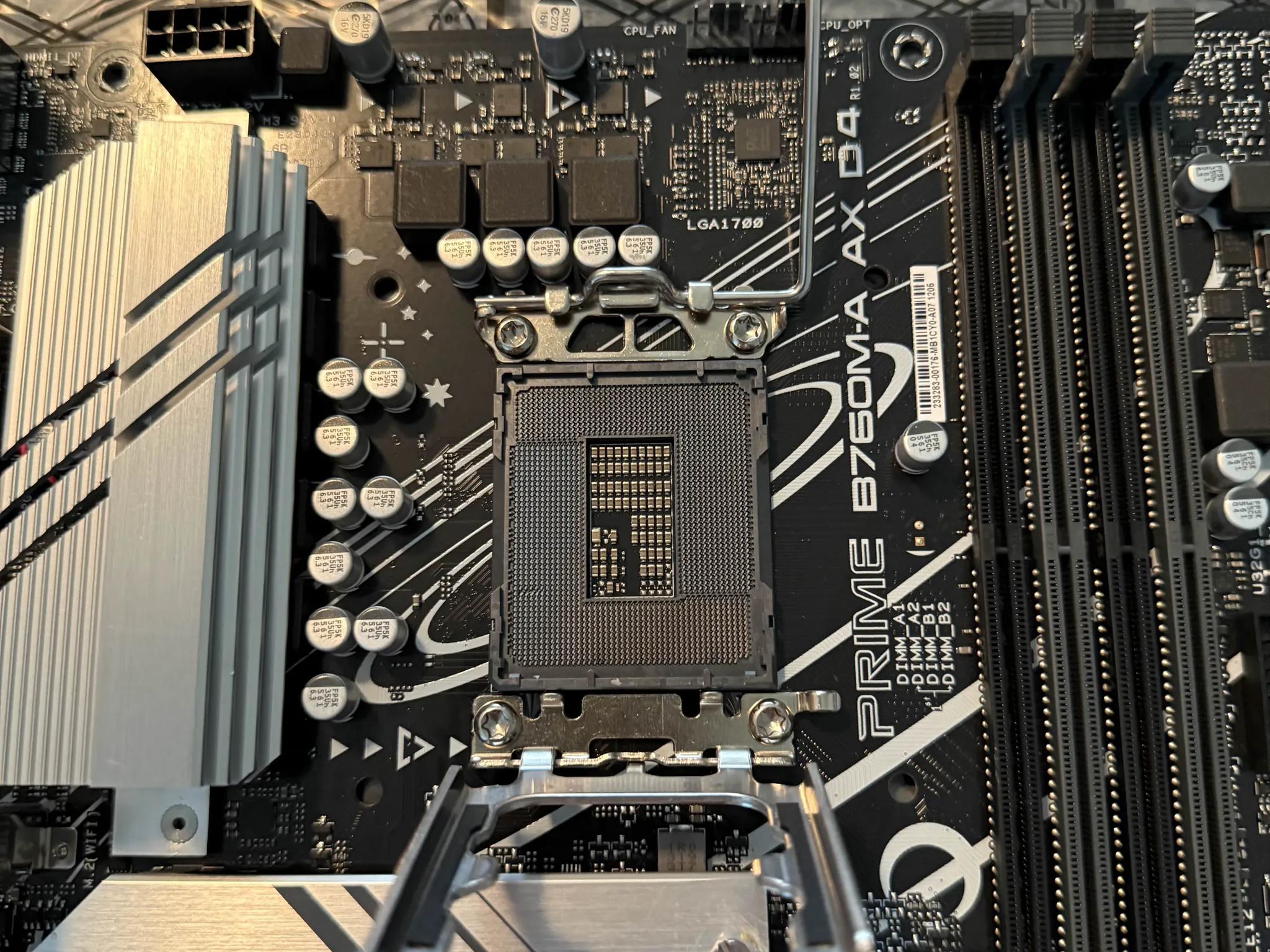 ASUS Prime B760M-A AX D4 LGA1700 Socket Micro ATX Motherboard (NO BOX)