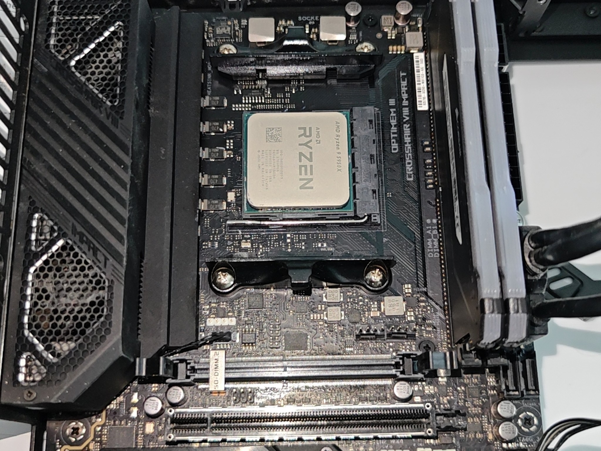 SFF Component Combo:  5950x, 32gb ram, ROG Crosshair VIII Impact, 2xsn850 1tb drives