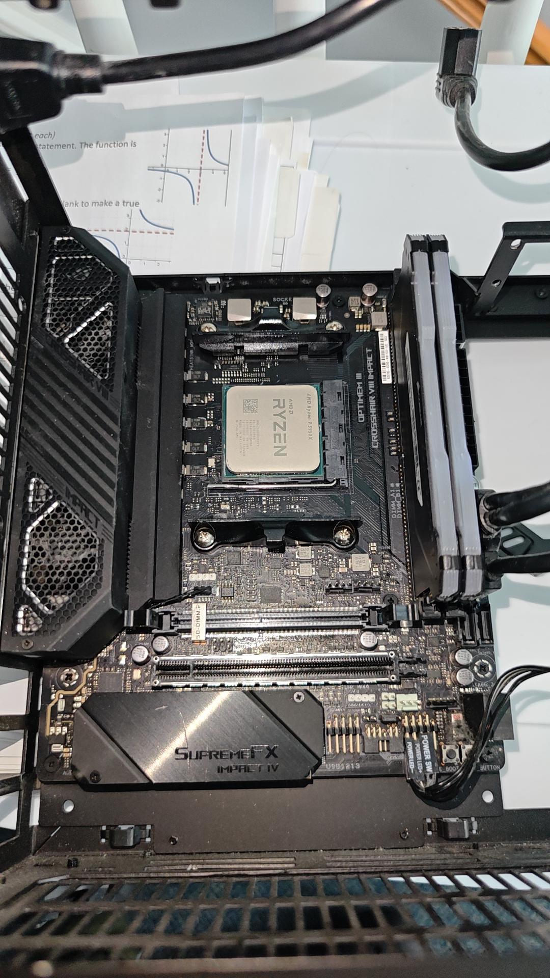 SFF Component Combo:  5950x, 32gb ram, ROG Crosshair VIII Impact, 2xsn850 1tb drives